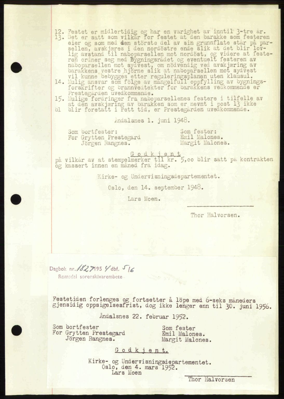 Romsdal sorenskriveri, AV/SAT-A-4149/1/2/2C: Pantebok nr. A27, 1948-1948, Dagboknr: 2517/1948