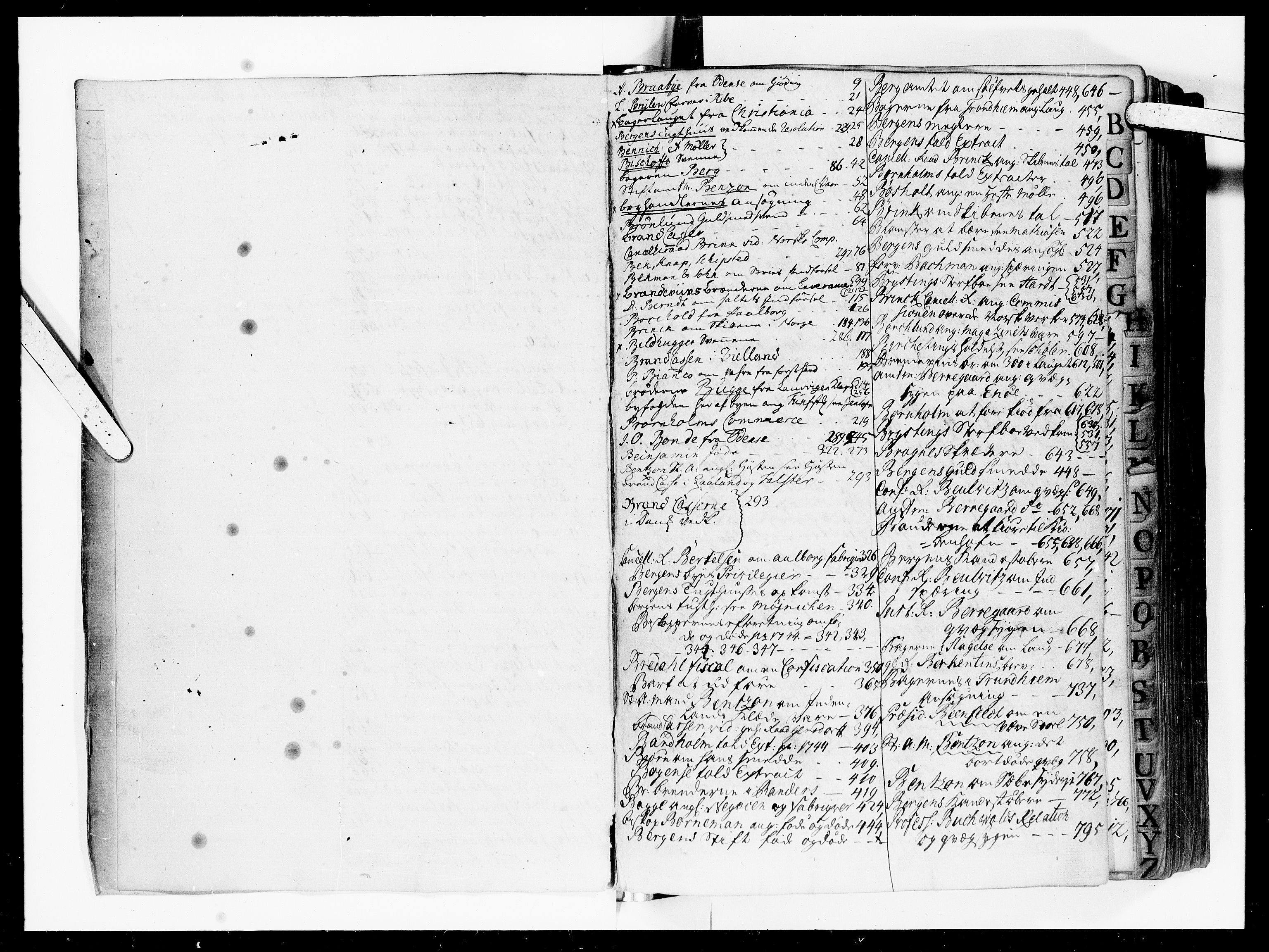 Kommercekollegiet, Dansk-Norske Sekretariat, DRA/A-0001/11/51: Journal nr. 3, 1744-1746