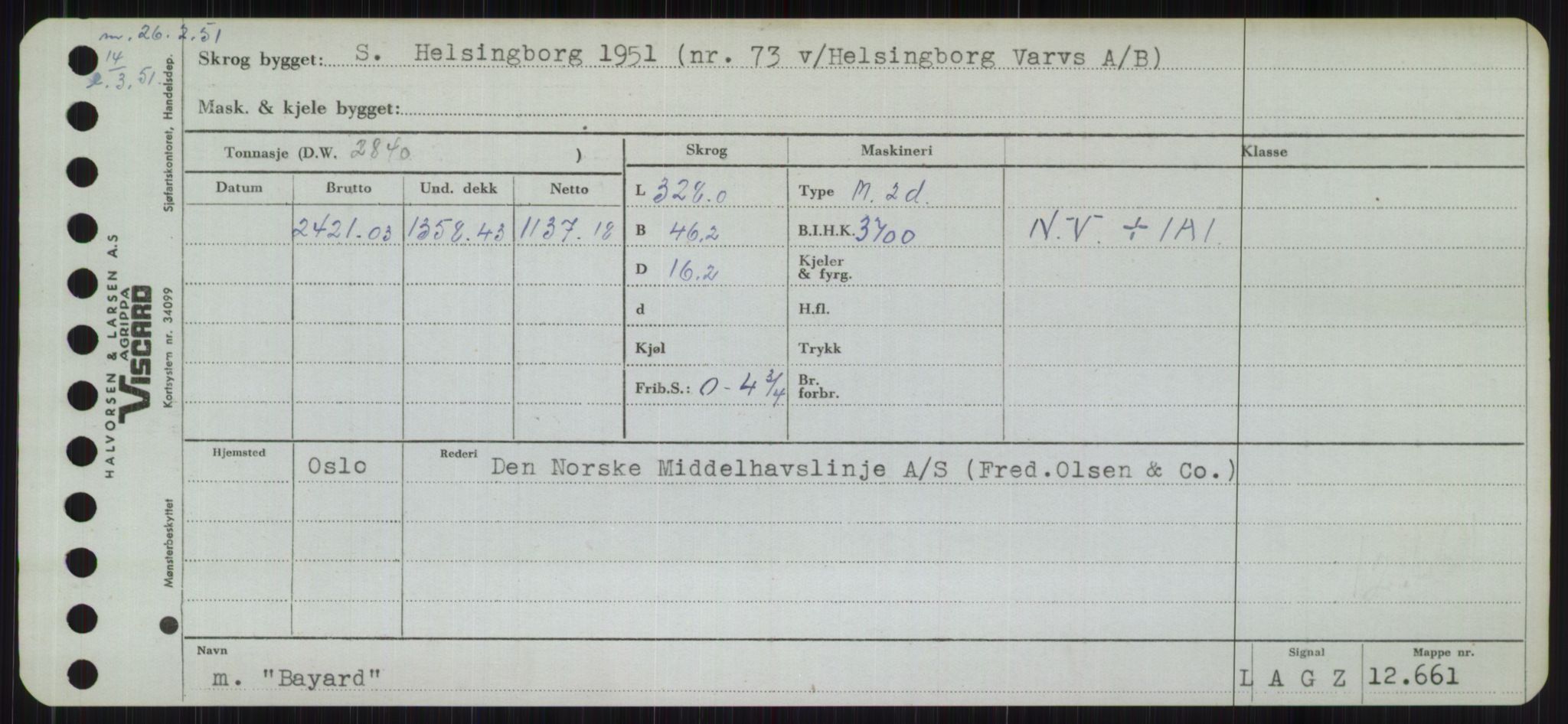 Sjøfartsdirektoratet med forløpere, Skipsmålingen, RA/S-1627/H/Hb/L0001: Fartøy, A-D, s. 165