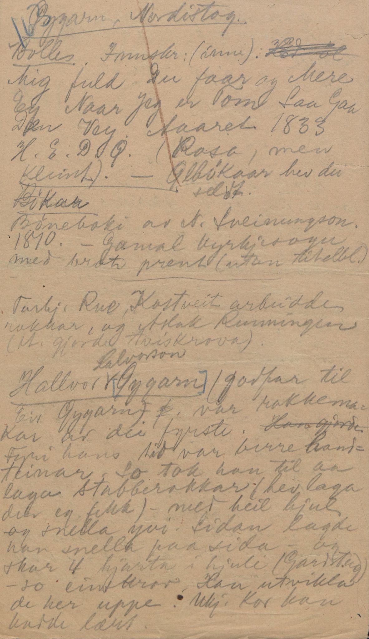 Rikard Berge, TEMU/TGM-A-1003/F/L0004/0048: 101-159 / 151 Beskrivelse av innbo, rosemåling etc. , 1910-1950, s. 163