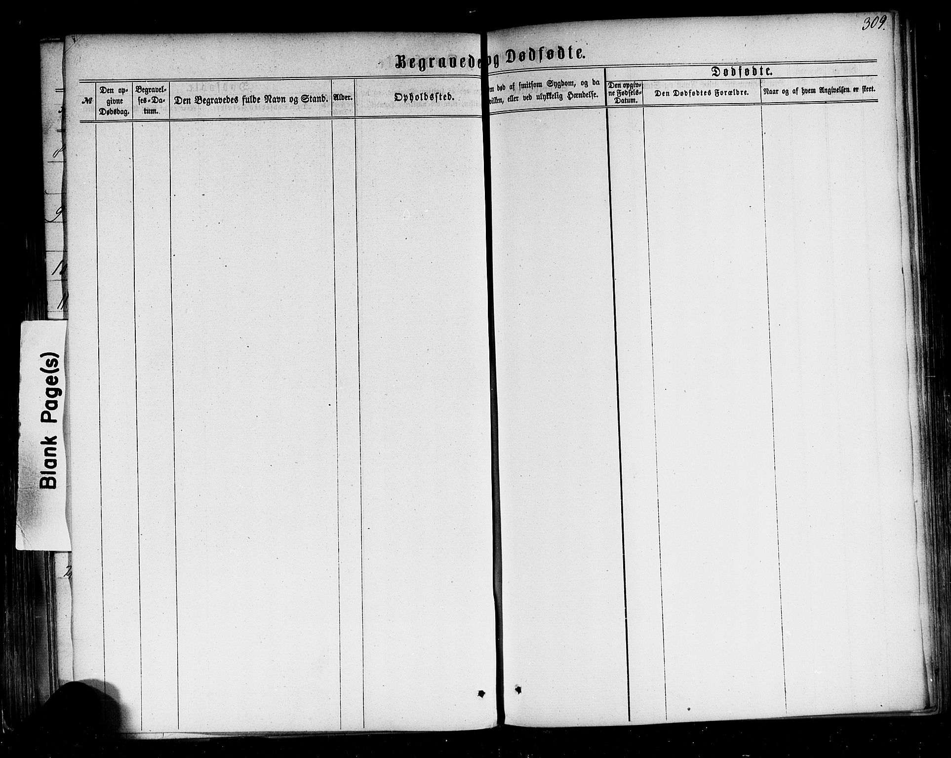 Sogndal sokneprestembete, AV/SAB-A-81301/H/Haa/Haaa/L0013: Ministerialbok nr. A 13, 1859-1877, s. 309