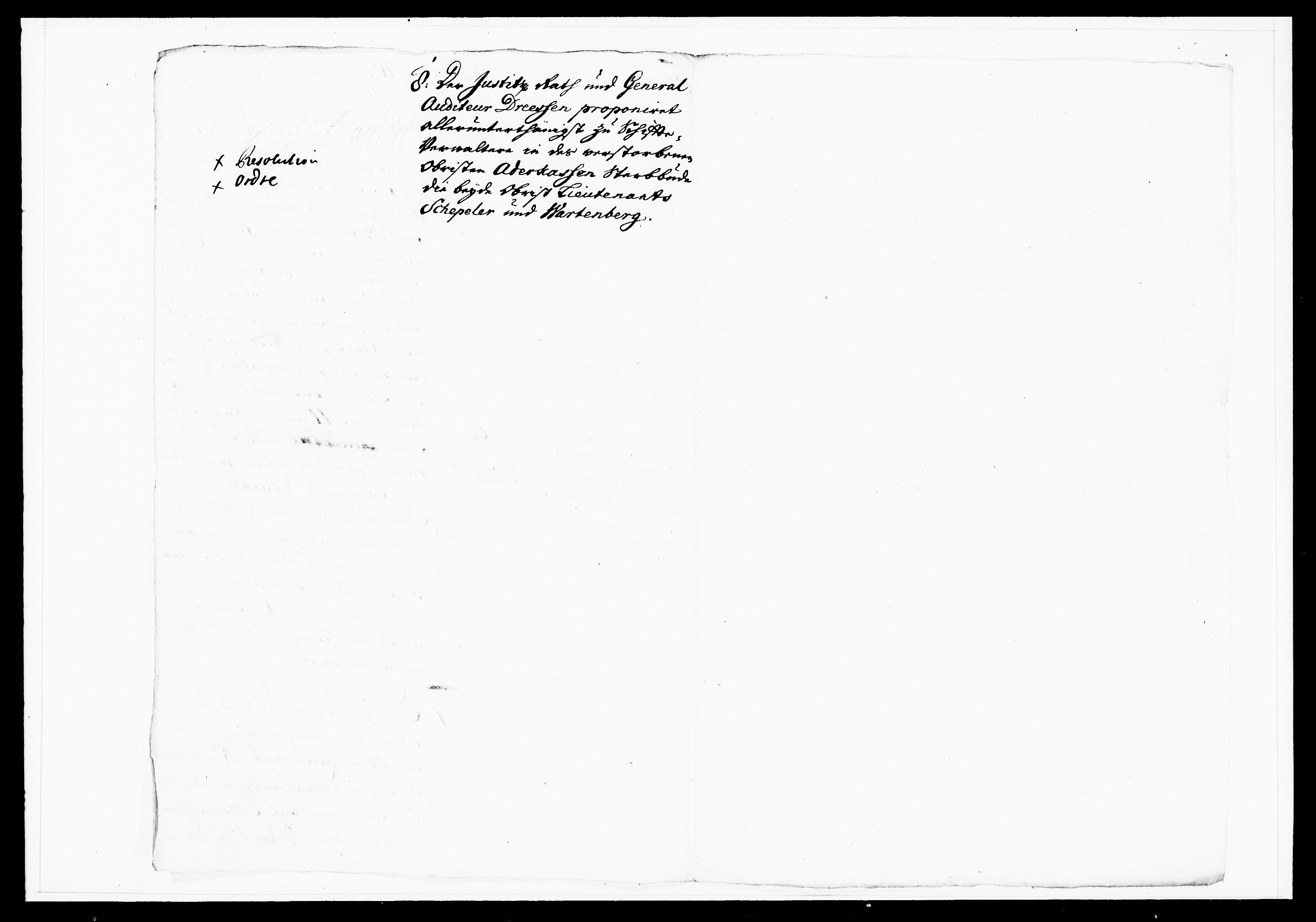 Krigskollegiet, Krigskancelliet, DRA/A-0006/-/1103-1107: Refererede sager, 1732, s. 238