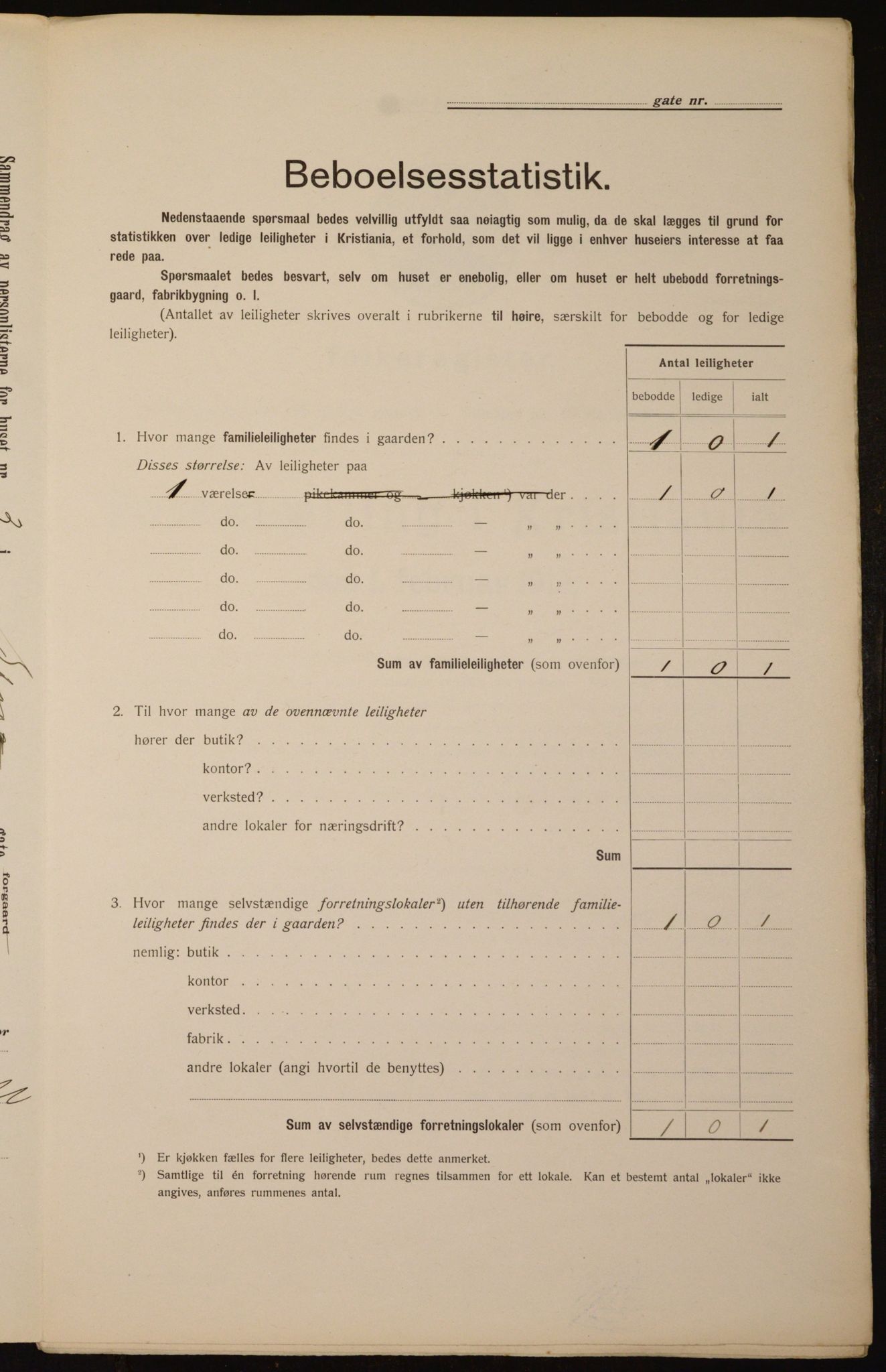 OBA, Kommunal folketelling 1.2.1912 for Kristiania, 1912, s. 102976