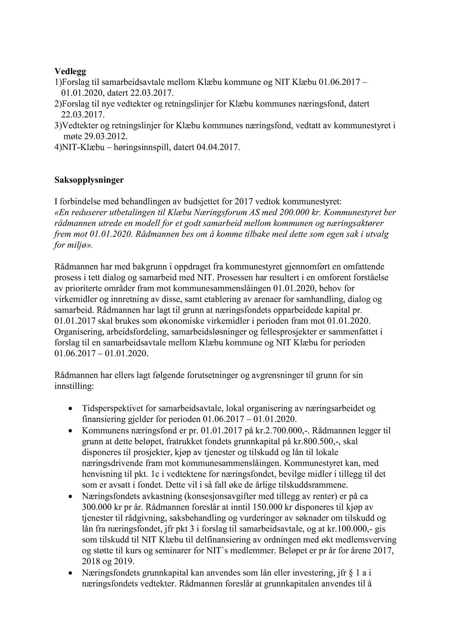 Klæbu Kommune, TRKO/KK/06-UM/L004: Utvalg for miljø - Møtedokumenter 2017, 2017, s. 543
