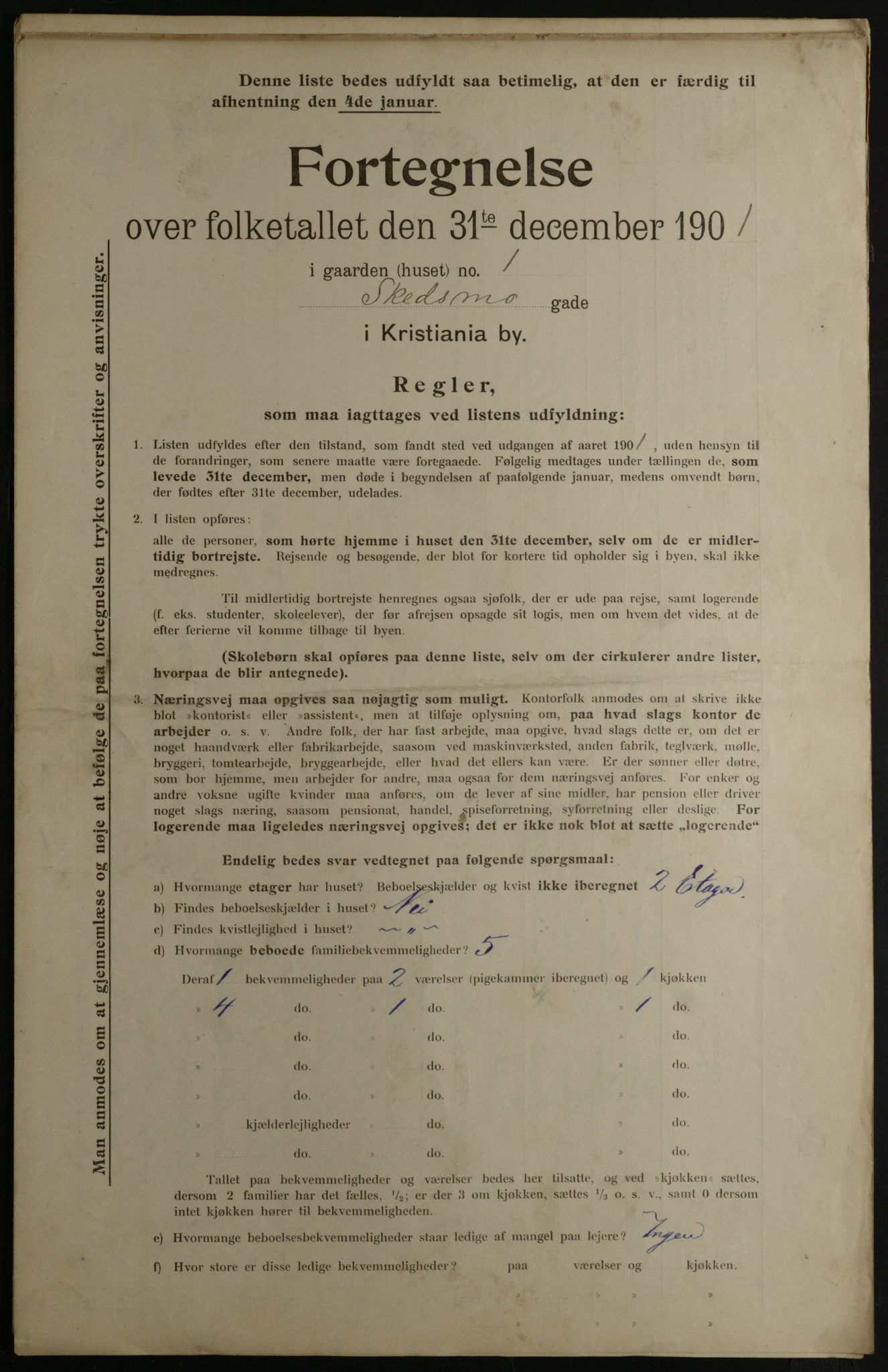 OBA, Kommunal folketelling 31.12.1901 for Kristiania kjøpstad, 1901, s. 14669