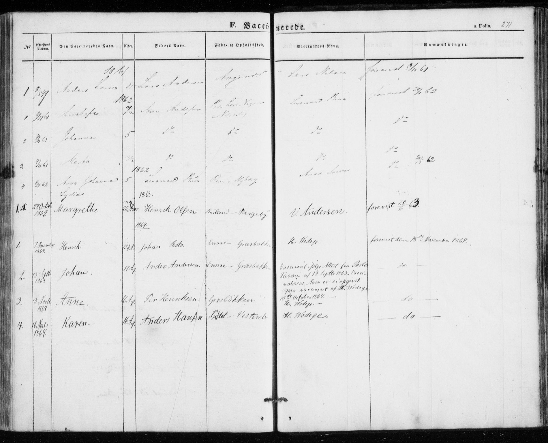 Nesseby sokneprestkontor, SATØ/S-1330/H/Ha/L0002kirke: Ministerialbok nr. 2, 1856-1864, s. 271