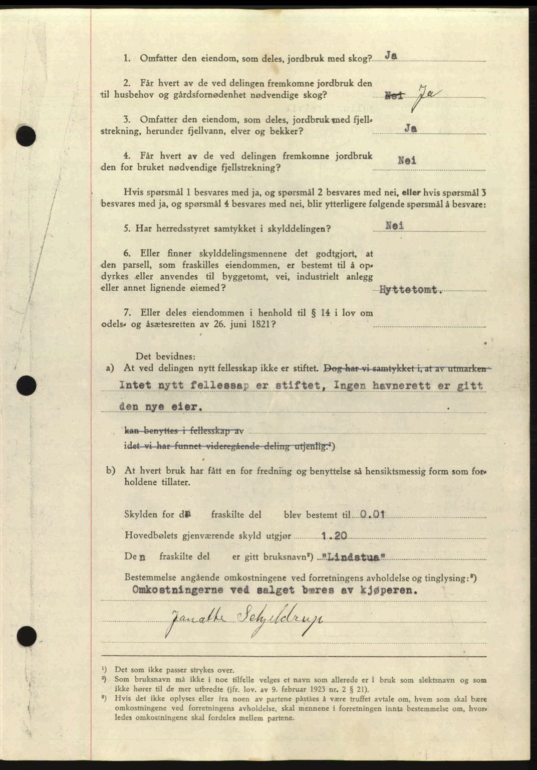 Salten sorenskriveri, AV/SAT-A-4578/1/2/2C: Pantebok nr. A14-15, 1943-1945, Dagboknr: 2335/1944