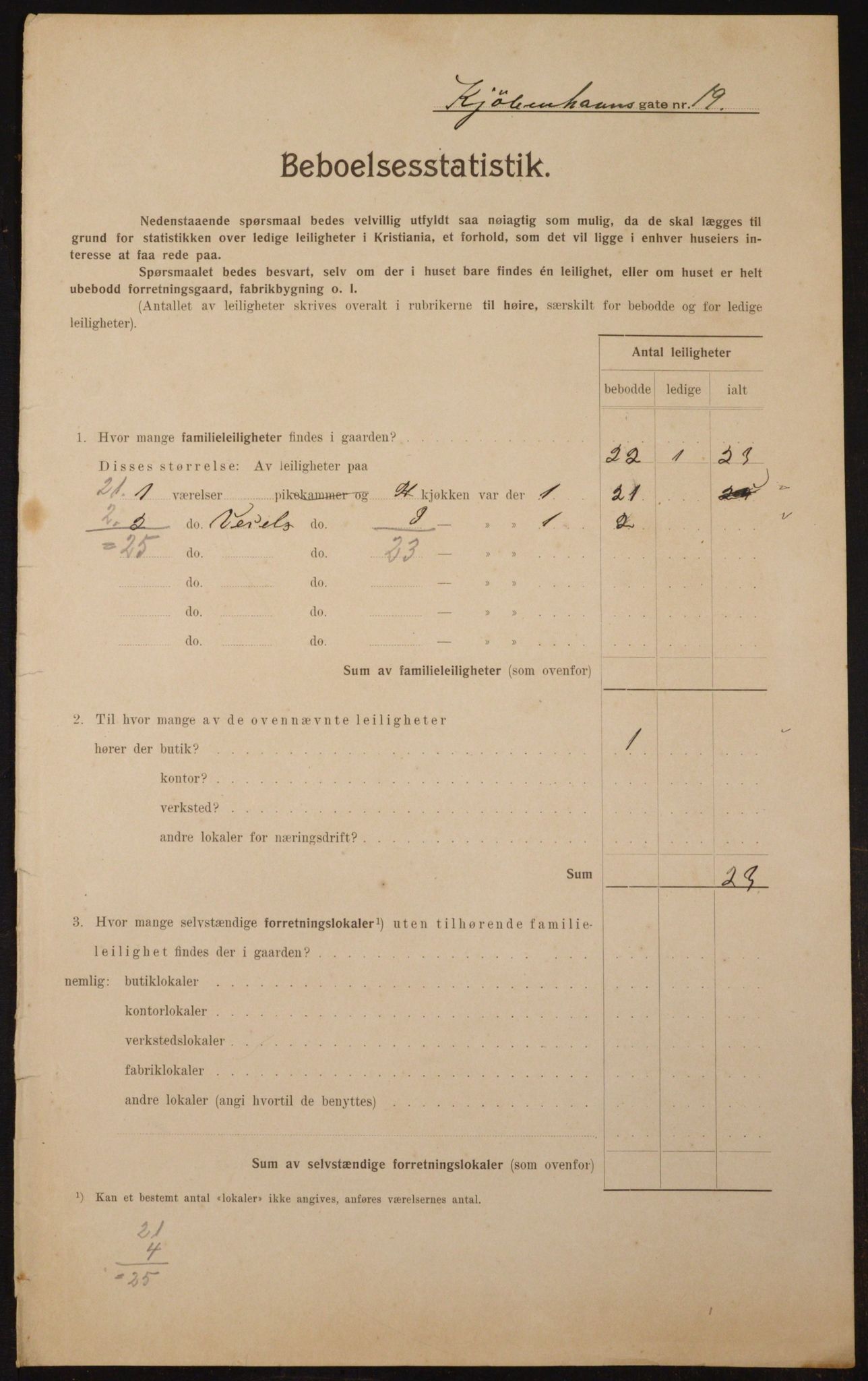 OBA, Kommunal folketelling 1.2.1910 for Kristiania, 1910, s. 50112
