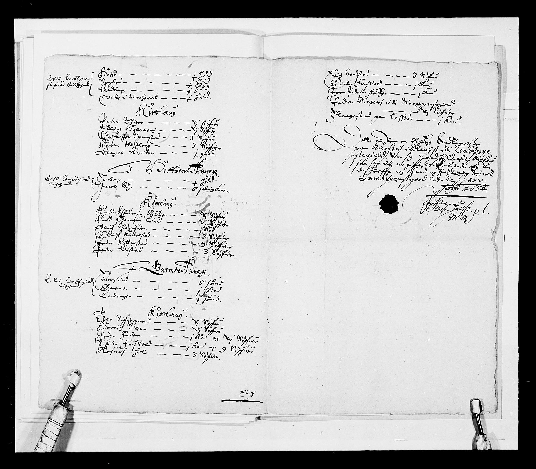 Stattholderembetet 1572-1771, AV/RA-EA-2870/Ek/L0030/0001: Jordebøker 1633-1658: / Kirke- og prestebolsgods i Akershus len, 1654, s. 71