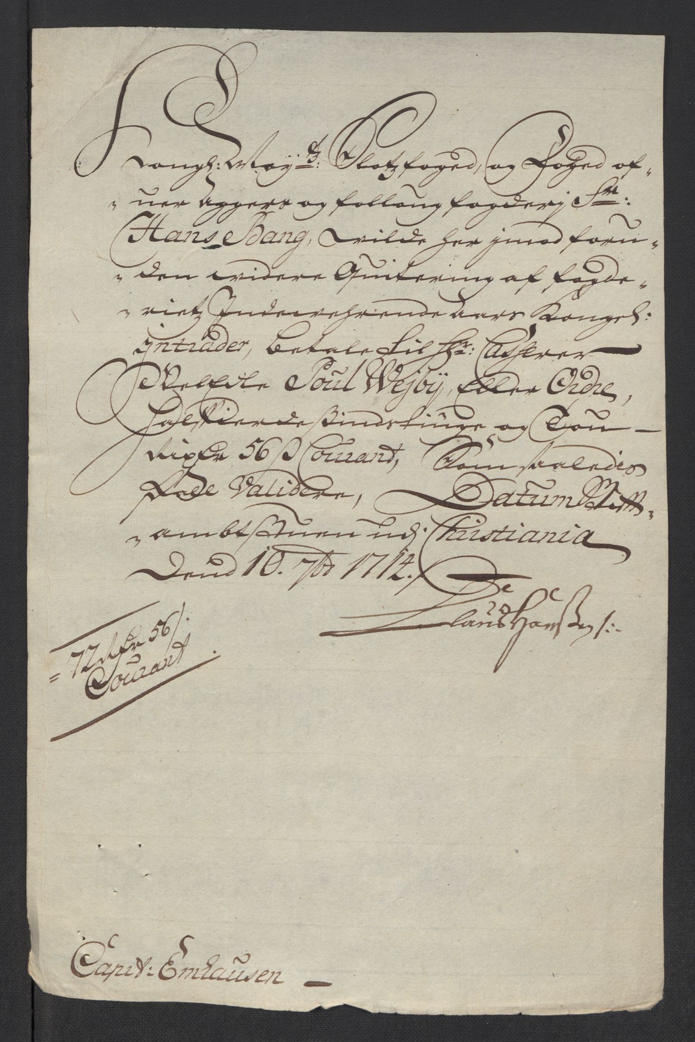 Rentekammeret inntil 1814, Reviderte regnskaper, Fogderegnskap, RA/EA-4092/R10/L0453: Fogderegnskap Aker og Follo, 1715, s. 285