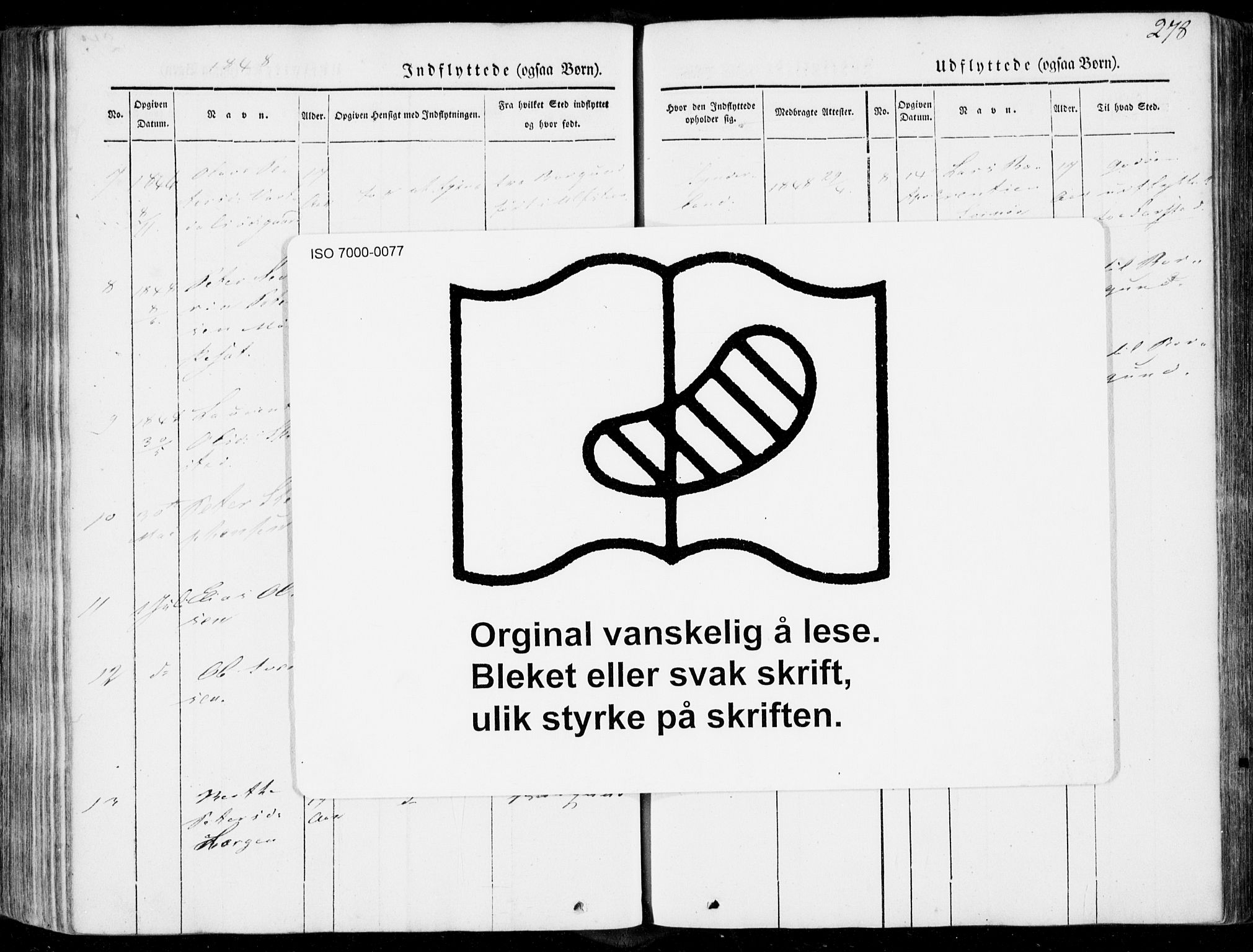 Ministerialprotokoller, klokkerbøker og fødselsregistre - Møre og Romsdal, AV/SAT-A-1454/536/L0497: Ministerialbok nr. 536A06, 1845-1865, s. 278