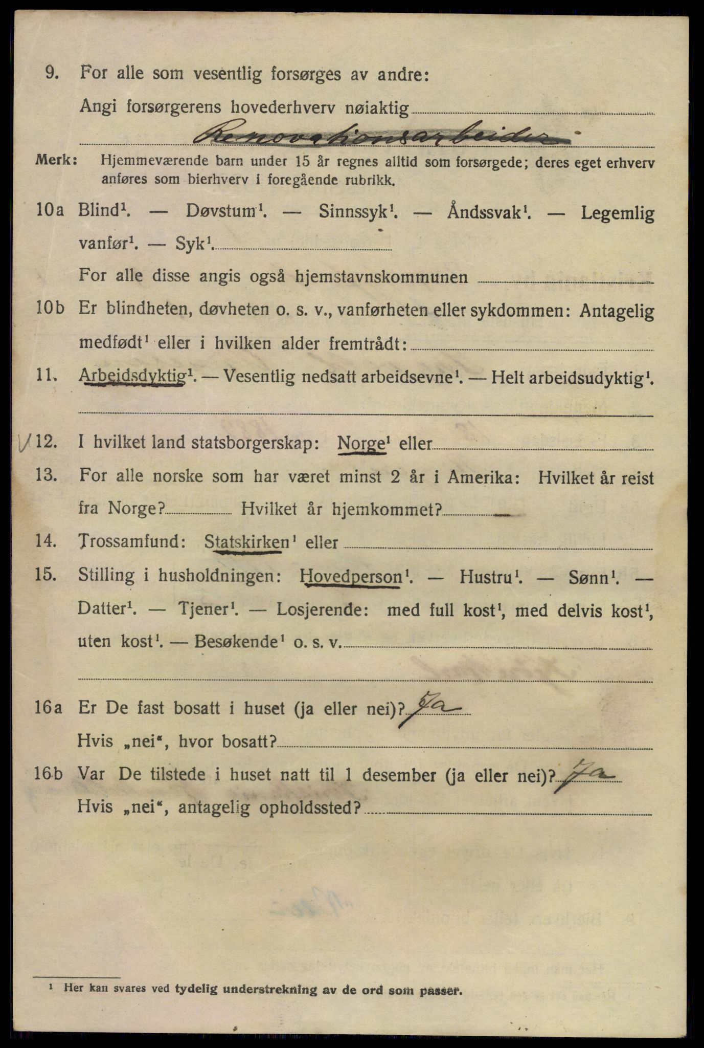 SAO, Folketelling 1920 for 0301 Kristiania kjøpstad, 1920, s. 397468