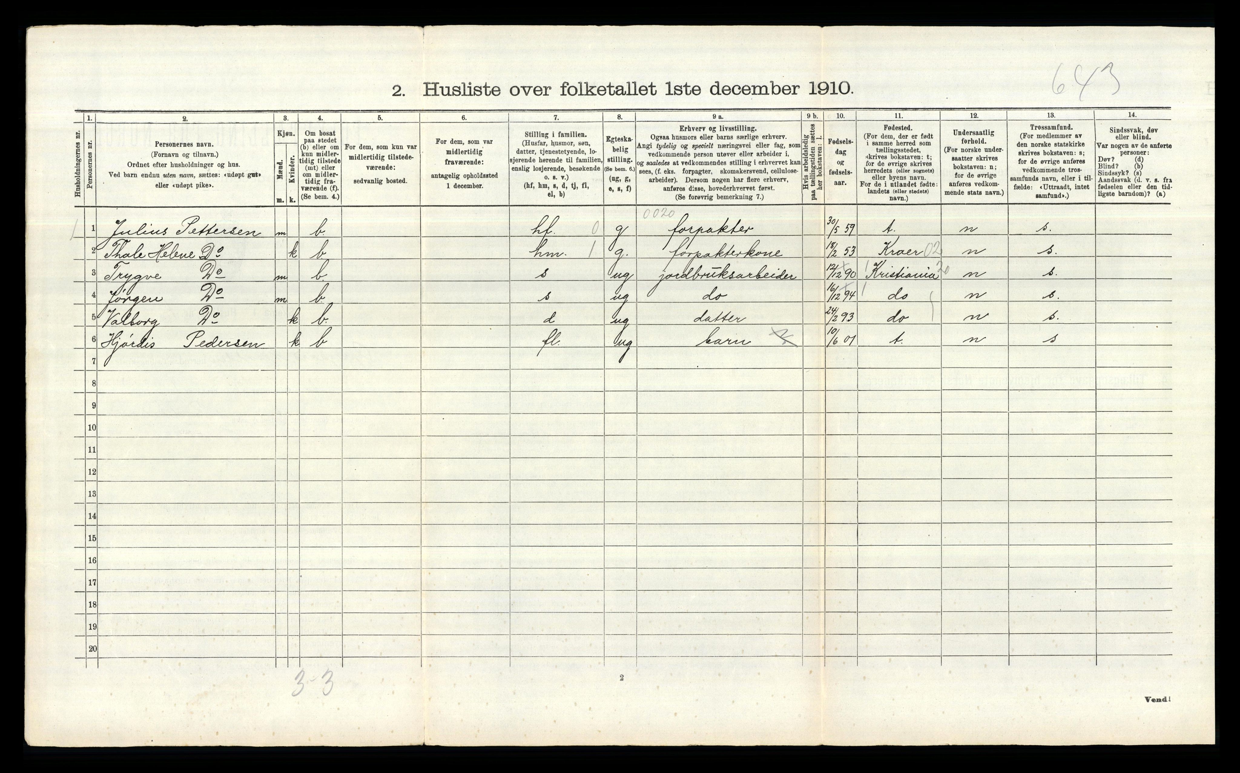 RA, Folketelling 1910 for 0216 Nesodden herred, 1910, s. 709