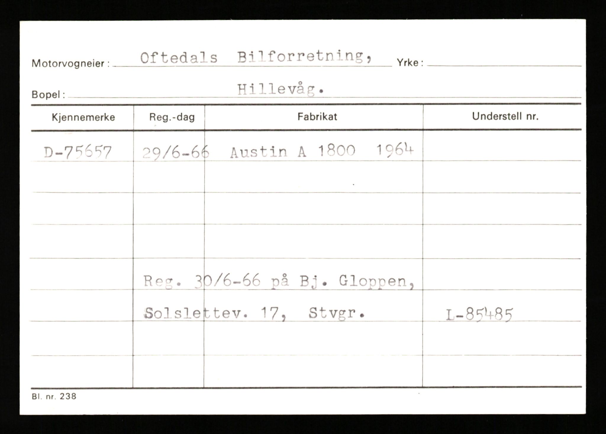 Stavanger trafikkstasjon, AV/SAST-A-101942/0/G/L0008: Registreringsnummer: 67519 - 84533, 1930-1971, s. 1131