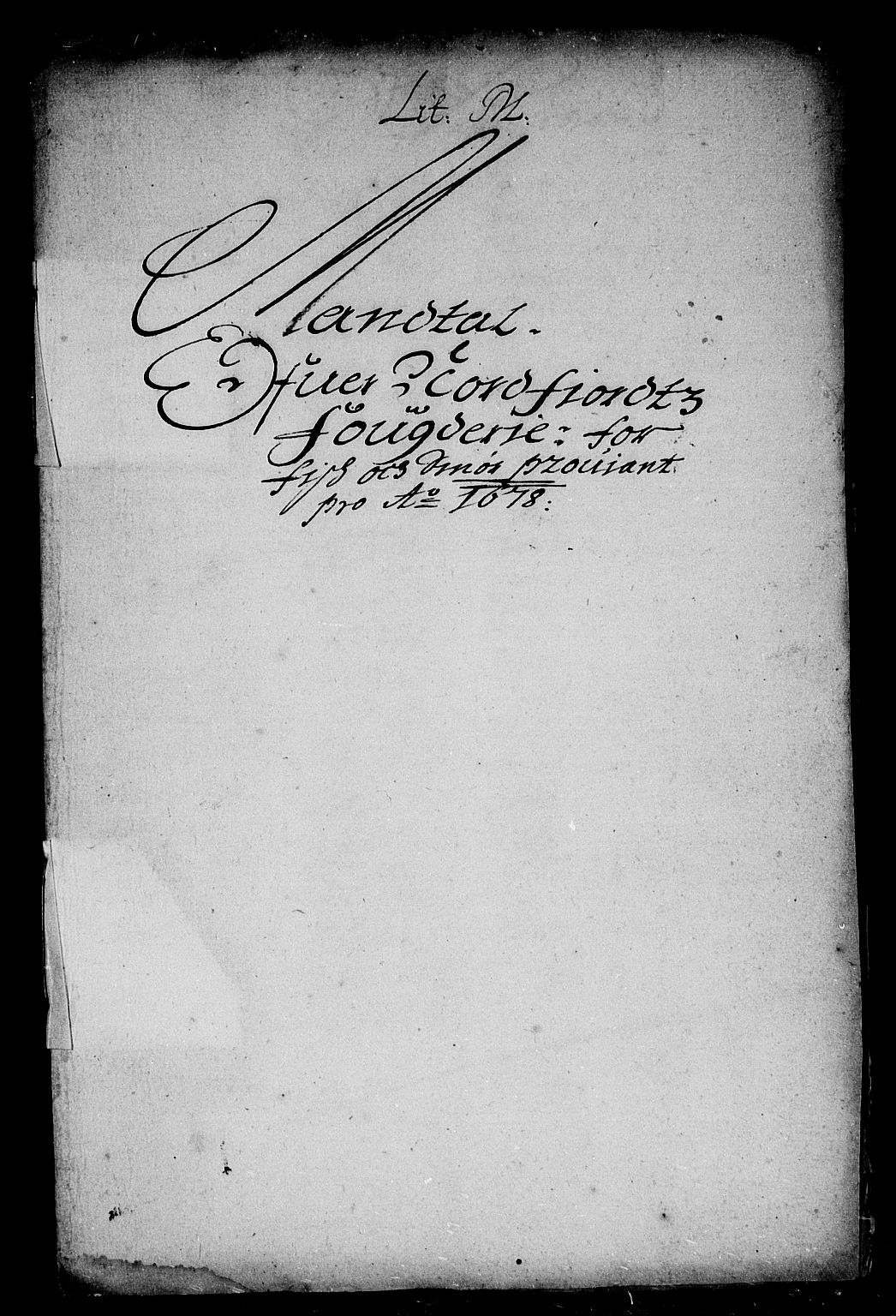 Rentekammeret inntil 1814, Reviderte regnskaper, Stiftamtstueregnskaper, Bergen stiftamt, RA/EA-6043/R/Rc/L0053: Bergen stiftamt, 1678-1679