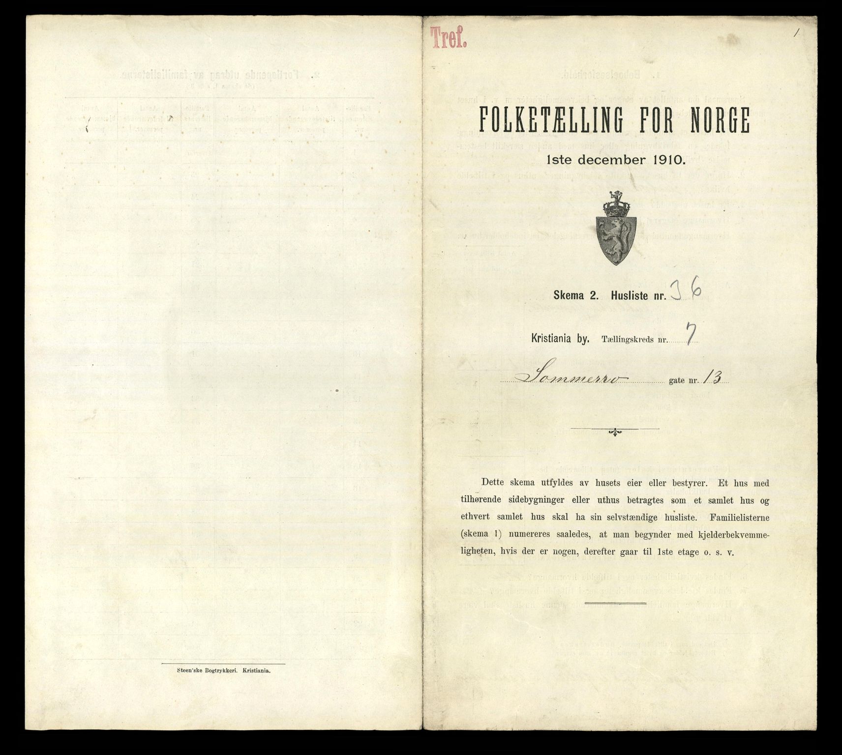 RA, Folketelling 1910 for 0301 Kristiania kjøpstad, 1910, s. 95189