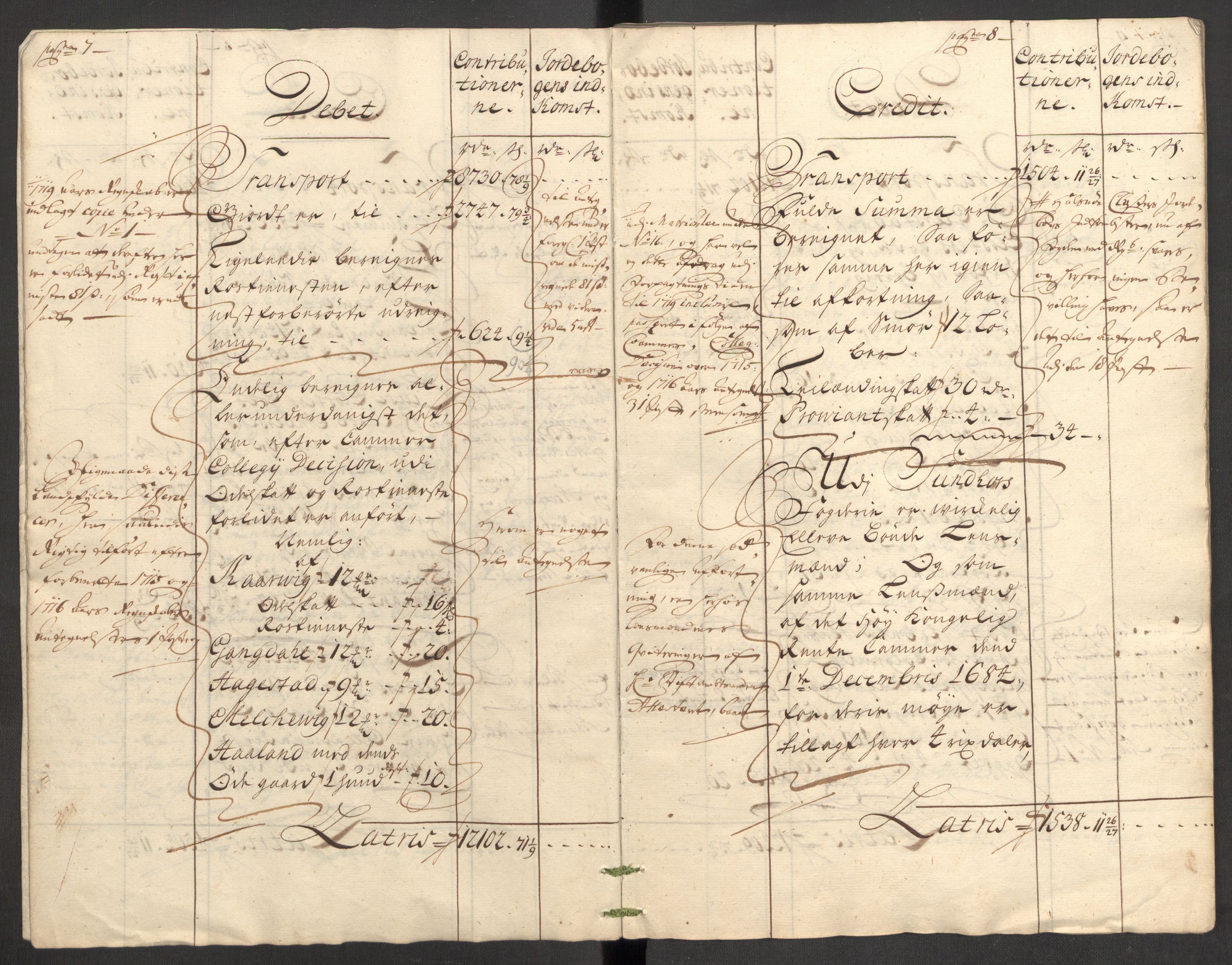 Rentekammeret inntil 1814, Reviderte regnskaper, Fogderegnskap, AV/RA-EA-4092/R48/L3000: Fogderegnskap Sunnhordland og Hardanger, 1721, s. 9