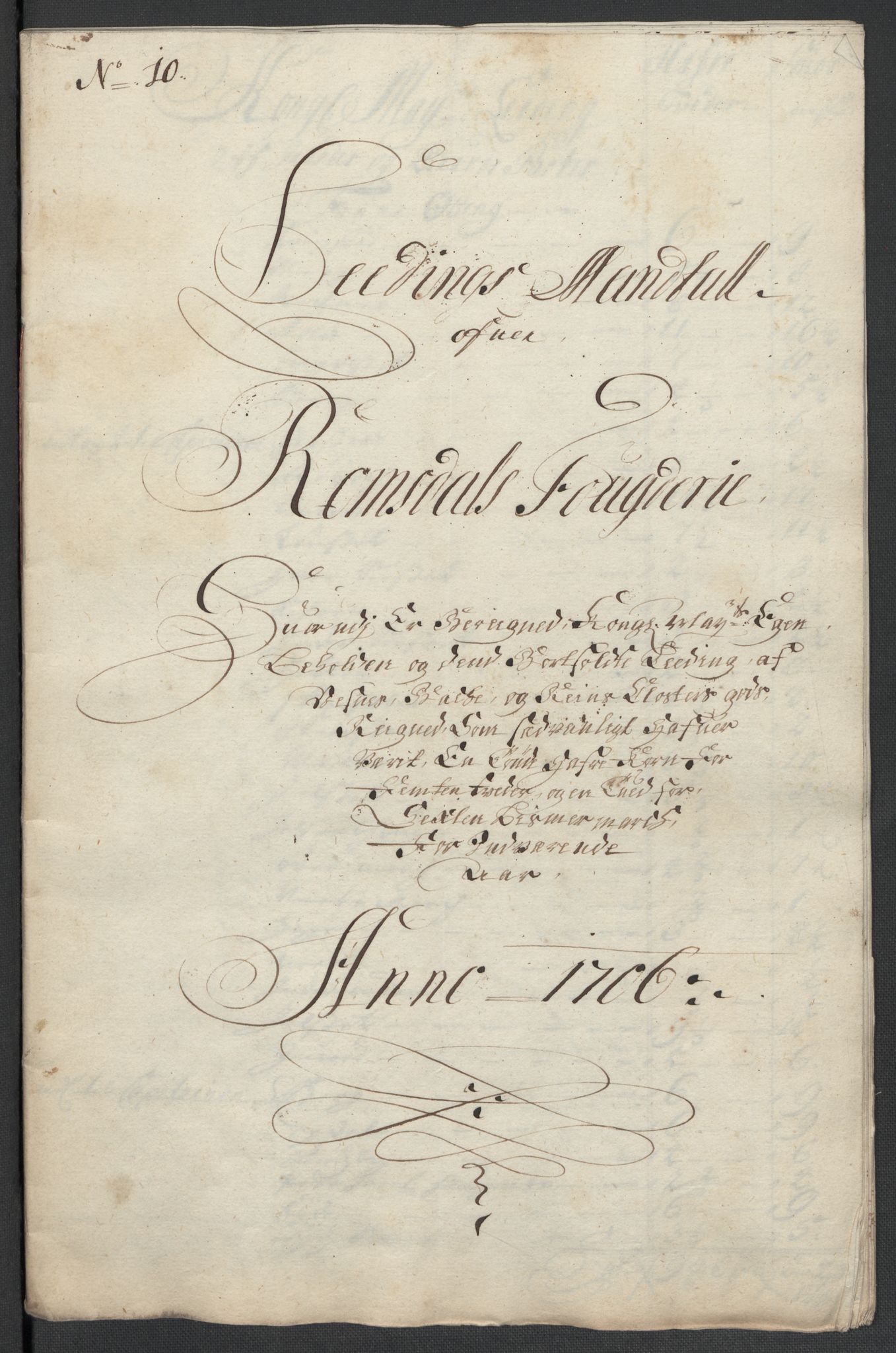 Rentekammeret inntil 1814, Reviderte regnskaper, Fogderegnskap, AV/RA-EA-4092/R55/L3657: Fogderegnskap Romsdal, 1706, s. 107