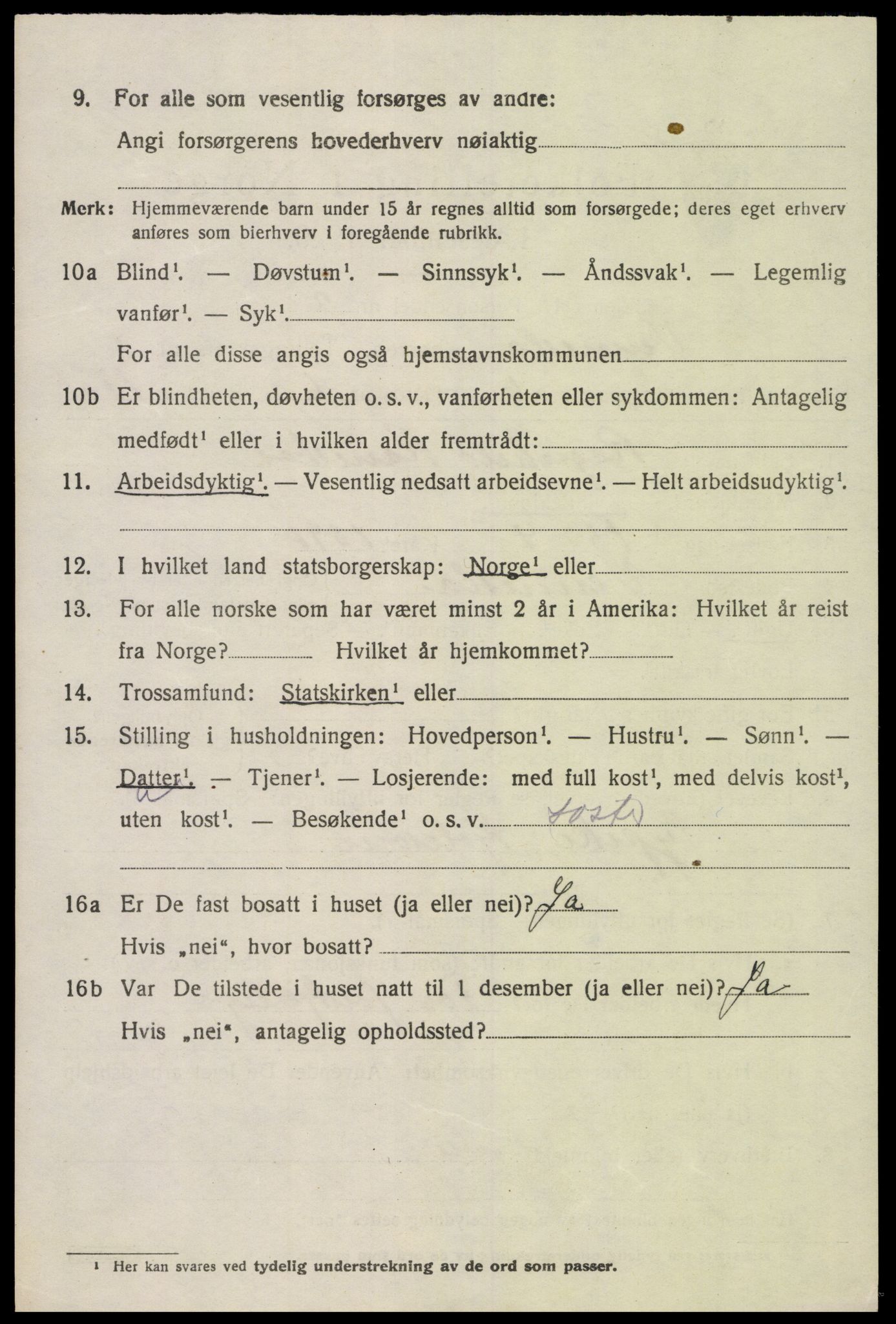 SAK, Folketelling 1920 for 1014 Vennesla herred, 1920, s. 4823