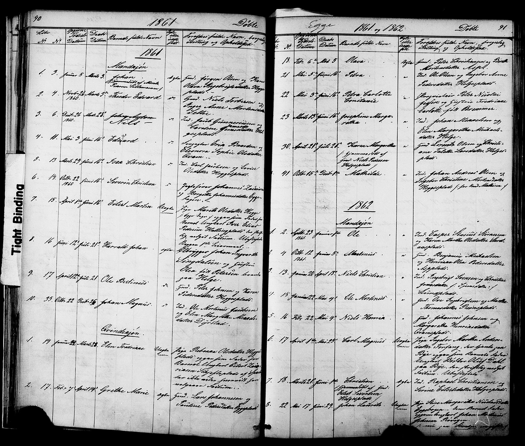 Ministerialprotokoller, klokkerbøker og fødselsregistre - Nord-Trøndelag, SAT/A-1458/739/L0367: Ministerialbok nr. 739A01 /3, 1838-1868, s. 90-91