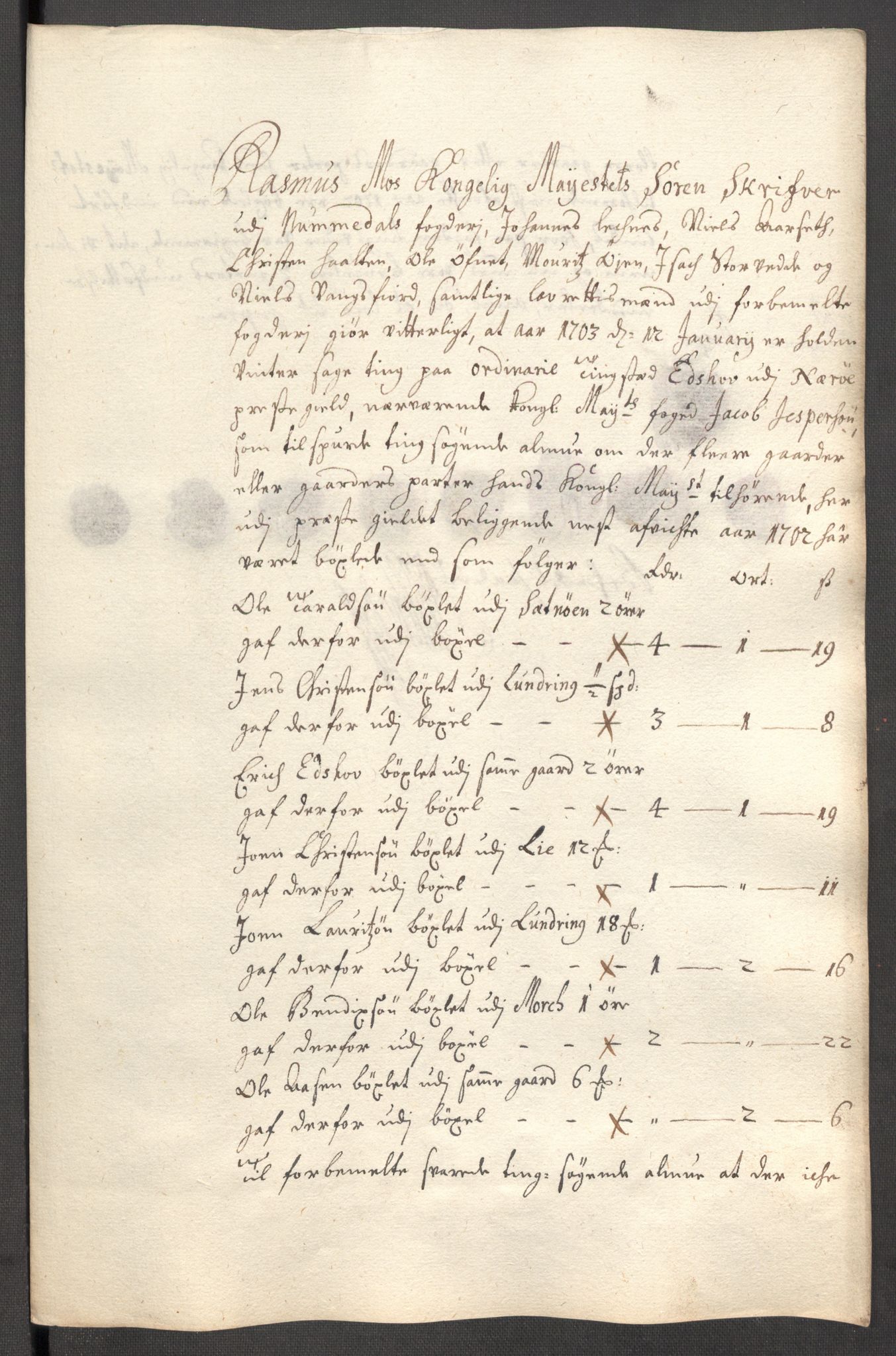 Rentekammeret inntil 1814, Reviderte regnskaper, Fogderegnskap, RA/EA-4092/R64/L4427: Fogderegnskap Namdal, 1701-1702, s. 310