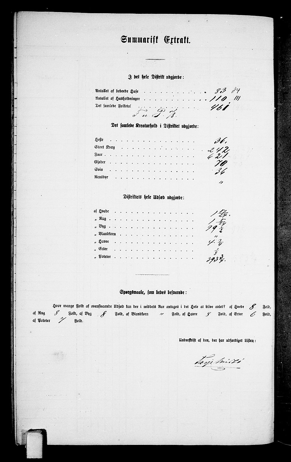 RA, Folketelling 1865 for 0833P Lårdal prestegjeld, 1865, s. 23