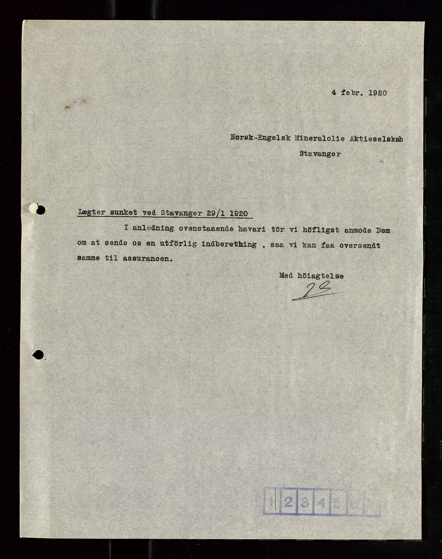 Pa 1521 - A/S Norske Shell, AV/SAST-A-101915/E/Ea/Eaa/L0011: Sjefskorrespondanse, 1921, s. 115