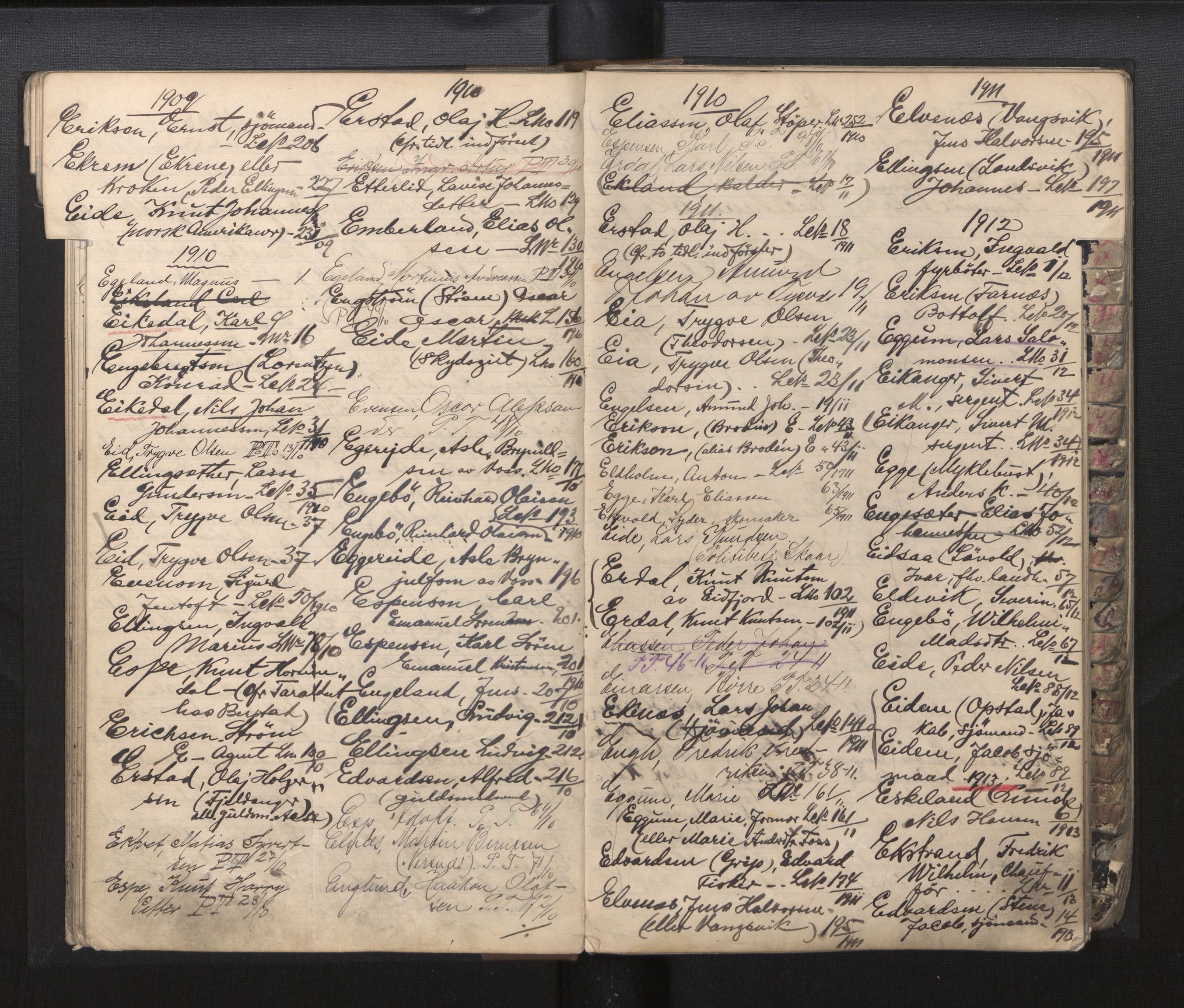 Bergen politikammer / politidistrikt, AV/SAB-A-60401/J.a/J.ac/L0002: Emigrantforbudsregister, 1894-1920