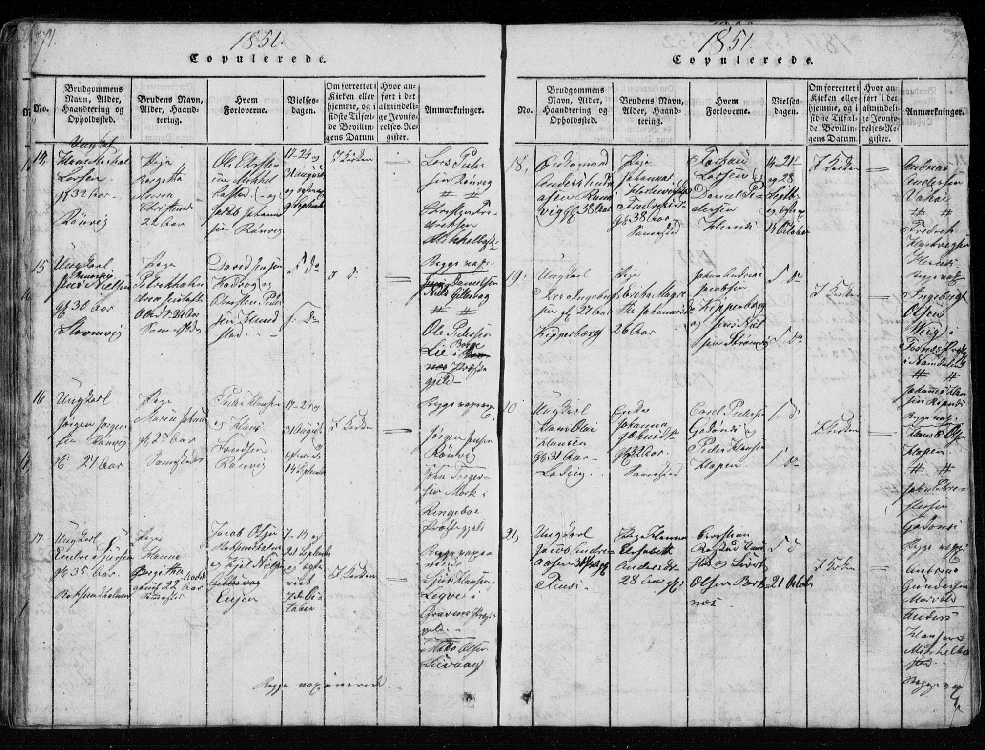 Ministerialprotokoller, klokkerbøker og fødselsregistre - Nordland, AV/SAT-A-1459/801/L0026: Klokkerbok nr. 801C01, 1820-1855, s. 374-375