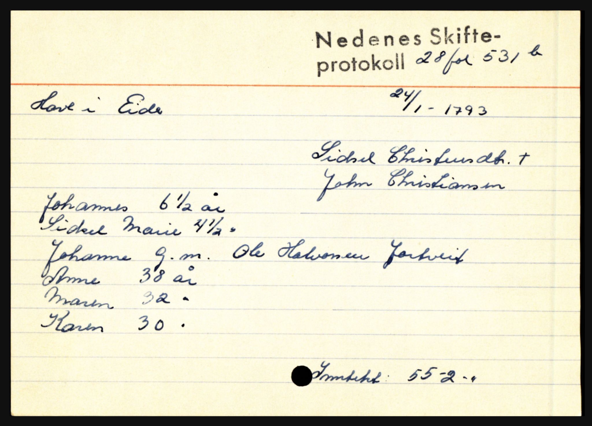 Nedenes sorenskriveri før 1824, AV/SAK-1221-0007/H, s. 13183