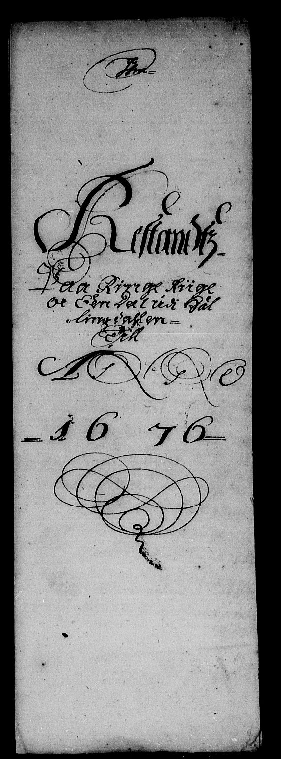 Rentekammeret inntil 1814, Reviderte regnskaper, Stiftamtstueregnskaper, Landkommissariatet på Akershus og Akershus stiftamt, AV/RA-EA-5869/R/Rb/L0117: Akershus stiftamt, 1676