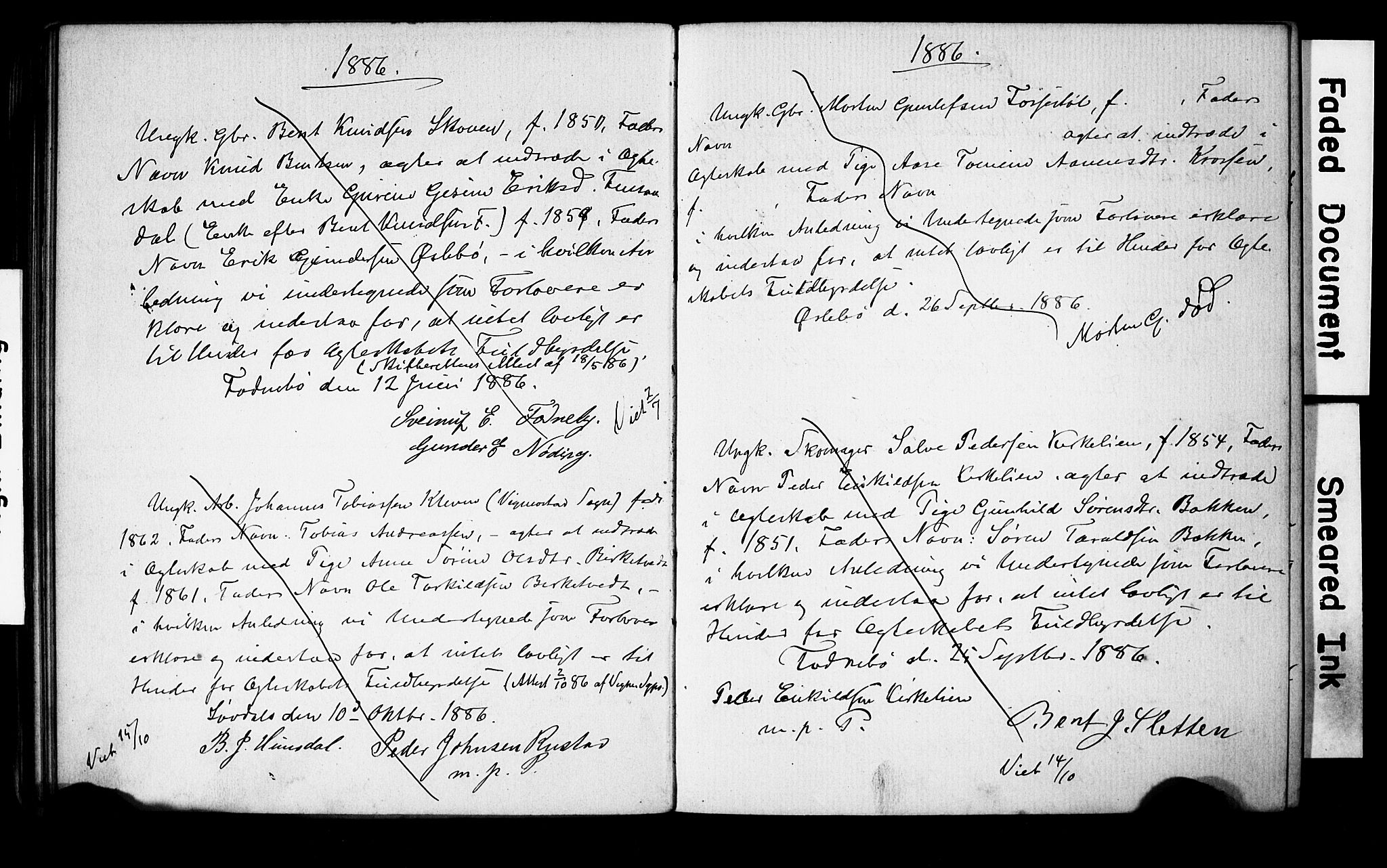 Holum sokneprestkontor, AV/SAK-1111-0022/F/Fe/L0003: Lysningsprotokoll nr. II 5 3, 1875-1891, s. 69