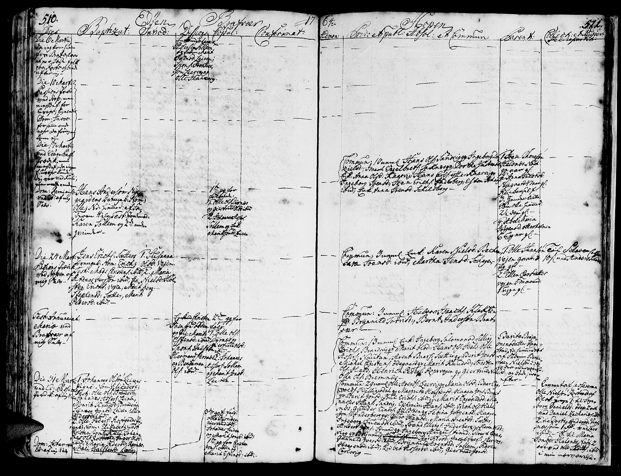 Ministerialprotokoller, klokkerbøker og fødselsregistre - Møre og Romsdal, AV/SAT-A-1454/581/L0931: Ministerialbok nr. 581A01, 1751-1765, s. 510-511