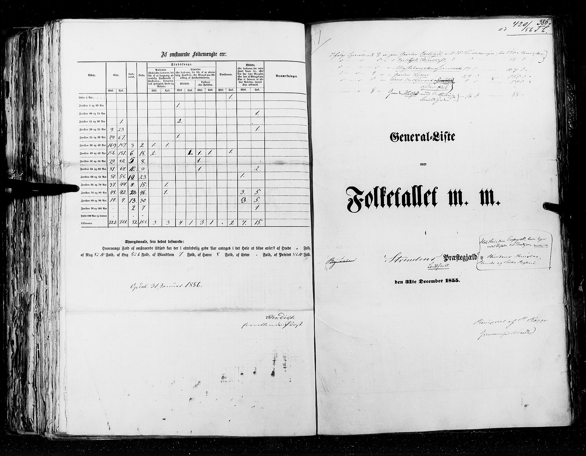 RA, Folketellingen 1855, bind 5: Nordre Bergenhus amt, Romsdal amt og Søndre Trondhjem amt, 1855, s. 386
