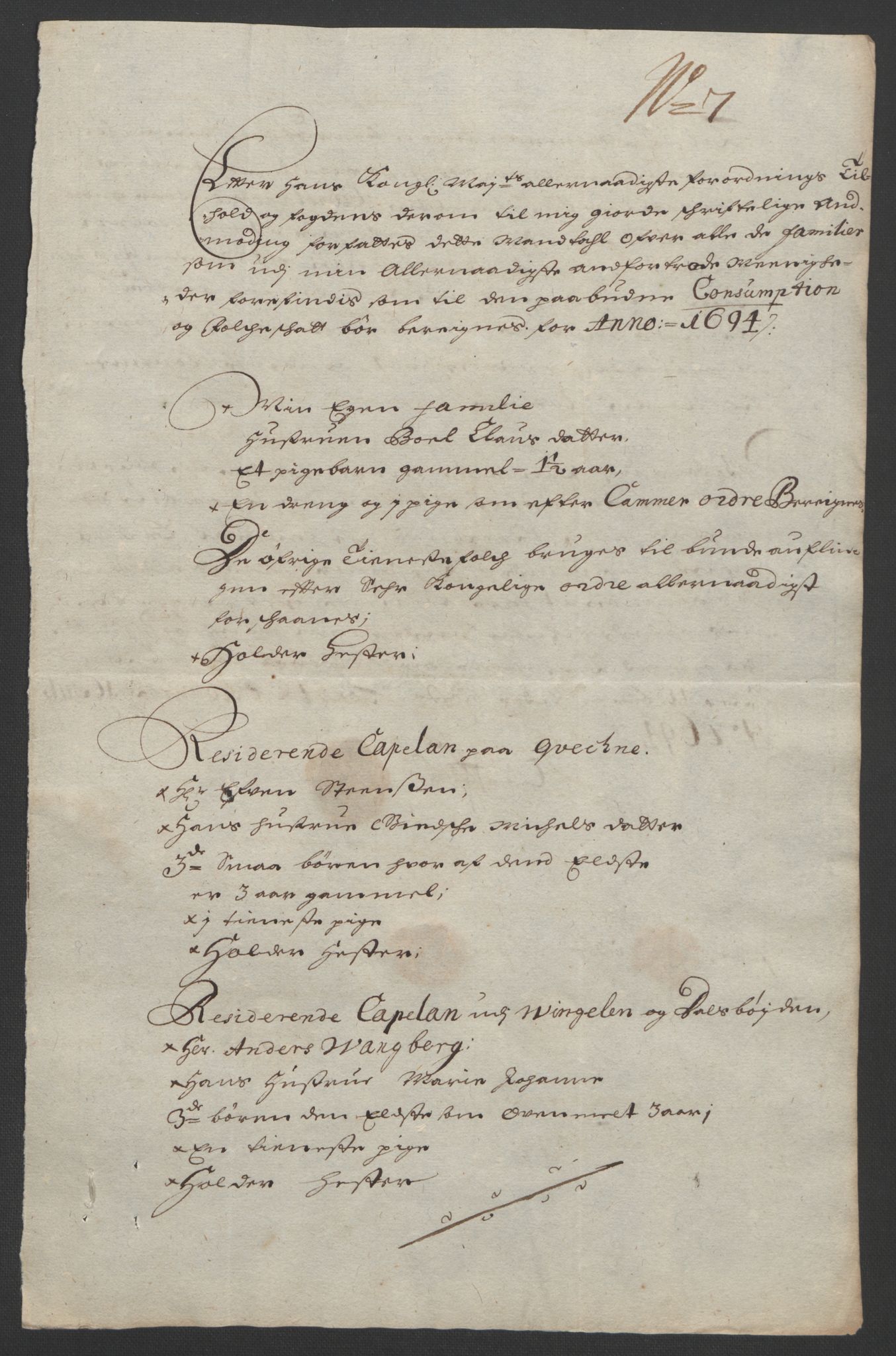 Rentekammeret inntil 1814, Reviderte regnskaper, Fogderegnskap, RA/EA-4092/R13/L0832: Fogderegnskap Solør, Odal og Østerdal, 1694, s. 305