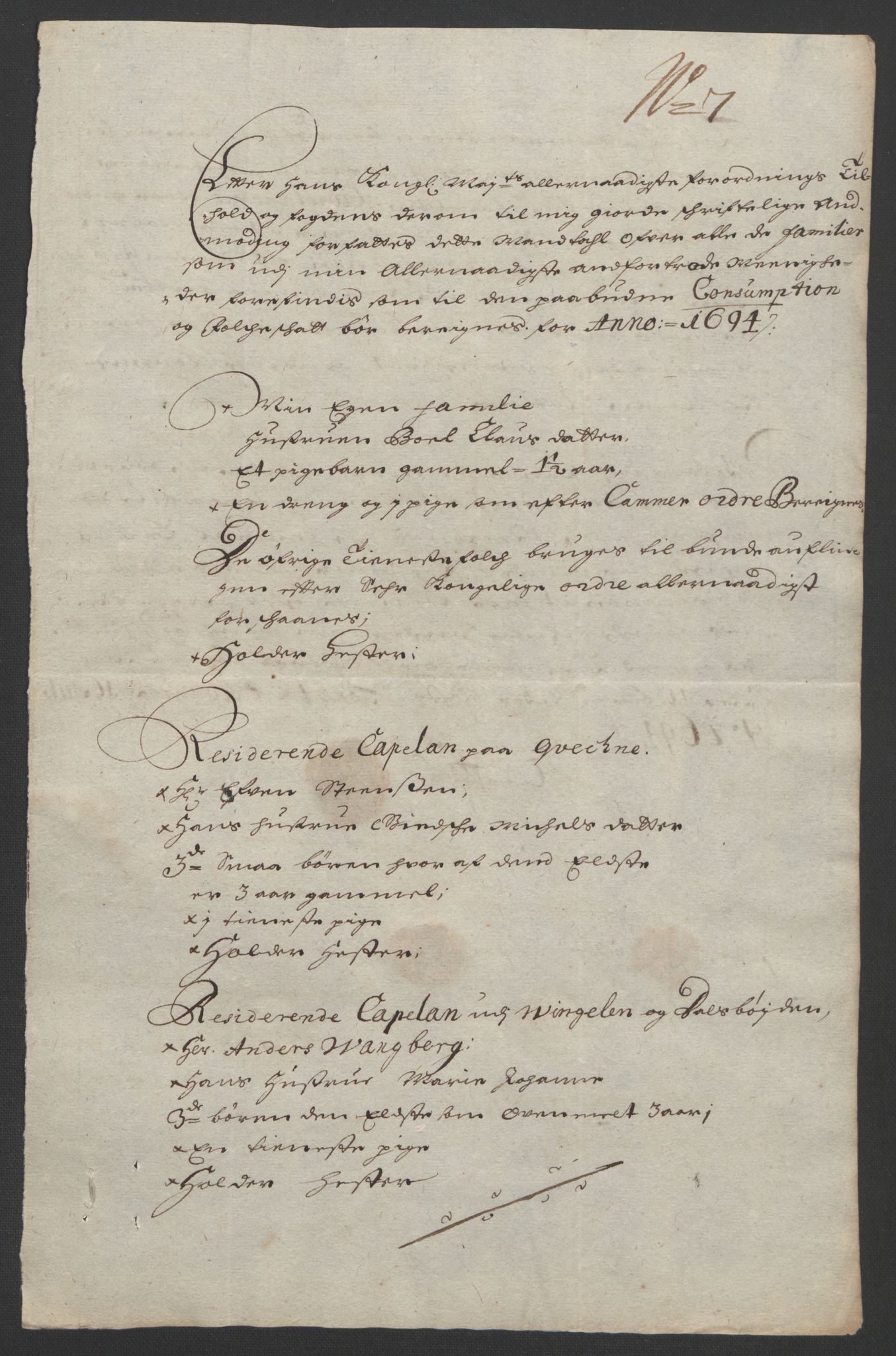 Rentekammeret inntil 1814, Reviderte regnskaper, Fogderegnskap, AV/RA-EA-4092/R13/L0832: Fogderegnskap Solør, Odal og Østerdal, 1694, s. 305