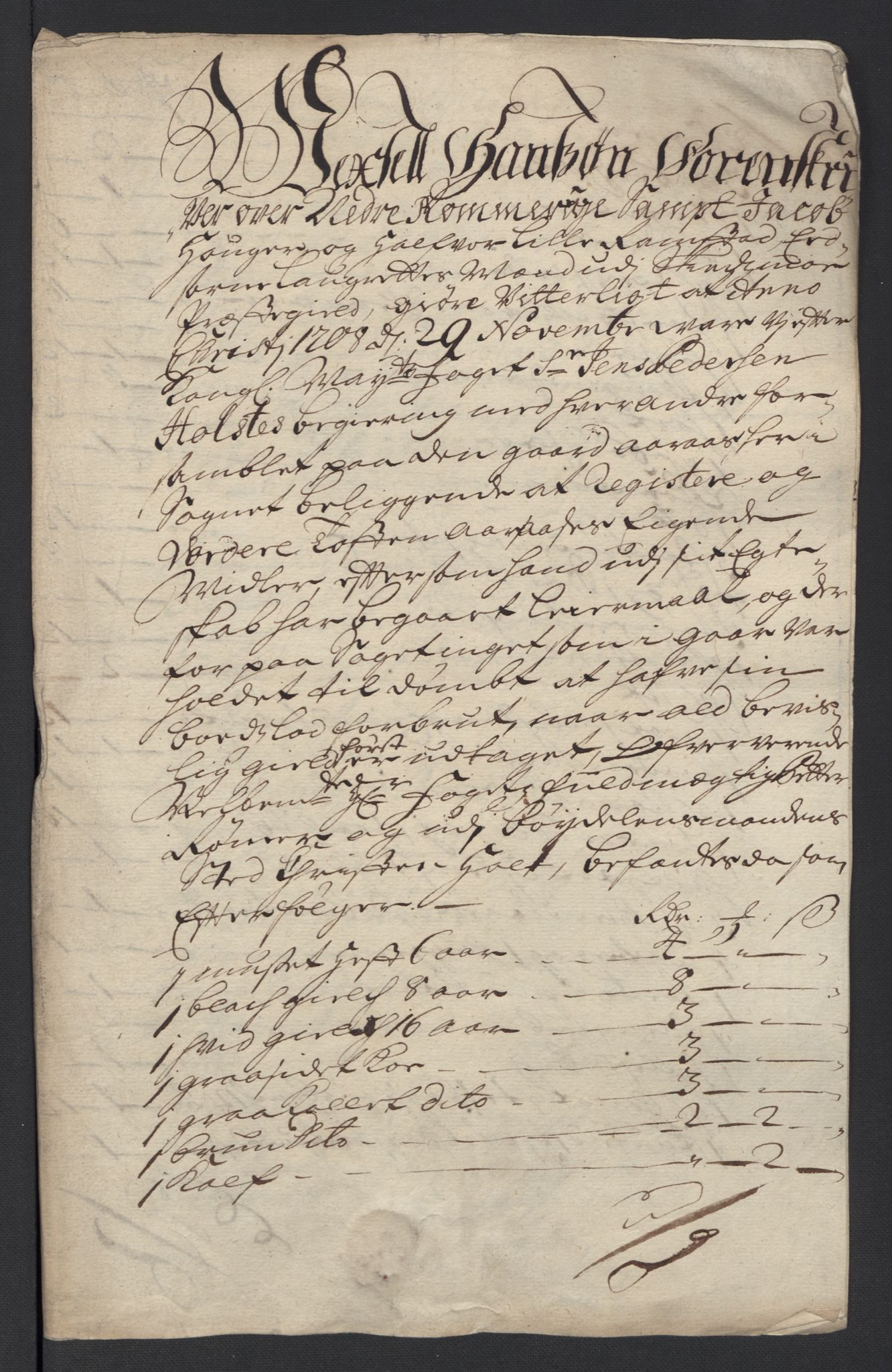 Rentekammeret inntil 1814, Reviderte regnskaper, Fogderegnskap, AV/RA-EA-4092/R11/L0591: Fogderegnskap Nedre Romerike, 1708-1709, s. 31