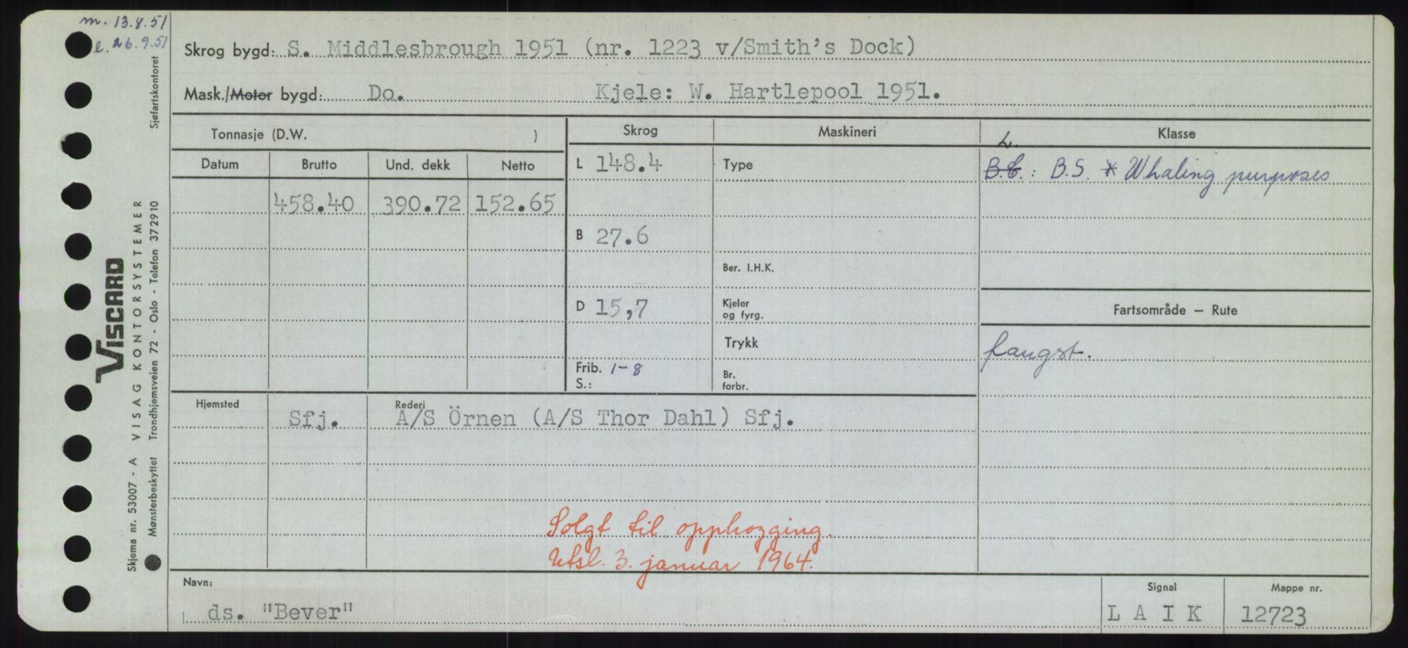 Sjøfartsdirektoratet med forløpere, Skipsmålingen, AV/RA-S-1627/H/Hd/L0003: Fartøy, B-Bev, s. 979