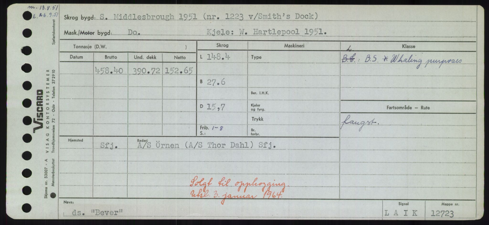 Sjøfartsdirektoratet med forløpere, Skipsmålingen, RA/S-1627/H/Hd/L0003: Fartøy, B-Bev, s. 979