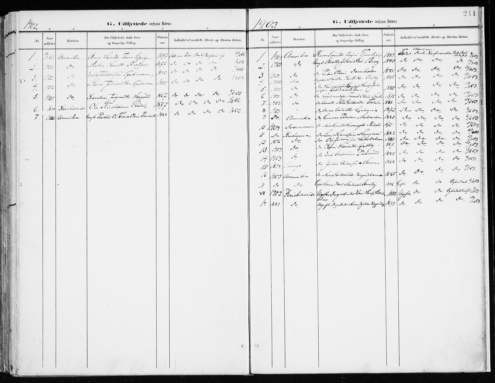 Nord-Odal prestekontor, AV/SAH-PREST-032/H/Ha/Haa/L0009: Ministerialbok nr. 9, 1902-1926, s. 241