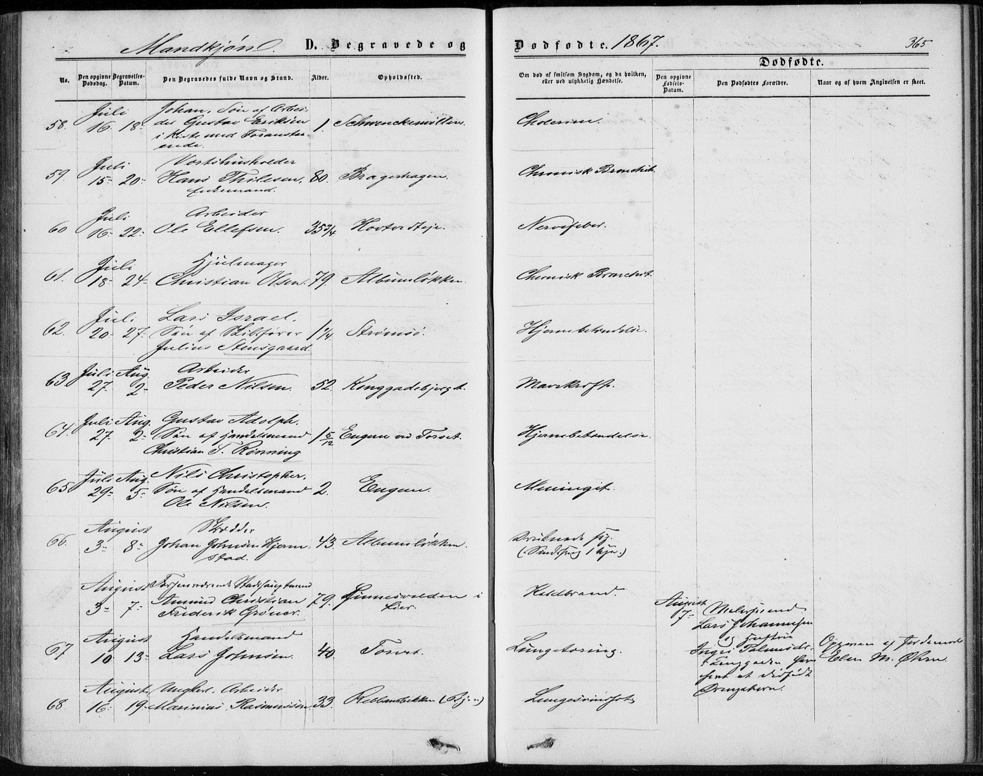 Bragernes kirkebøker, AV/SAKO-A-6/F/Fb/L0003: Ministerialbok nr. II 3, 1860-1868, s. 365