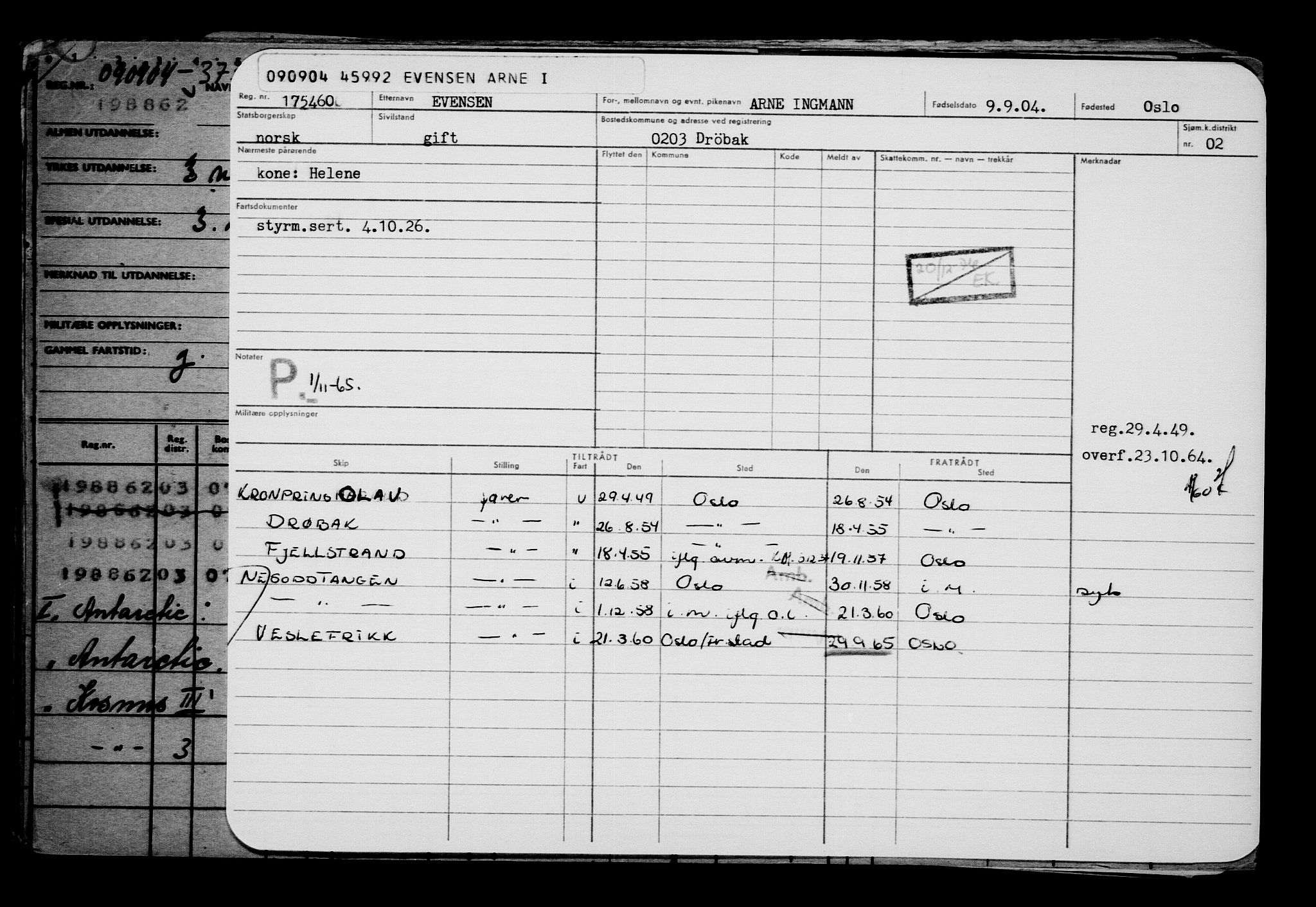 Direktoratet for sjømenn, AV/RA-S-3545/G/Gb/L0055: Hovedkort, 1904, s. 361