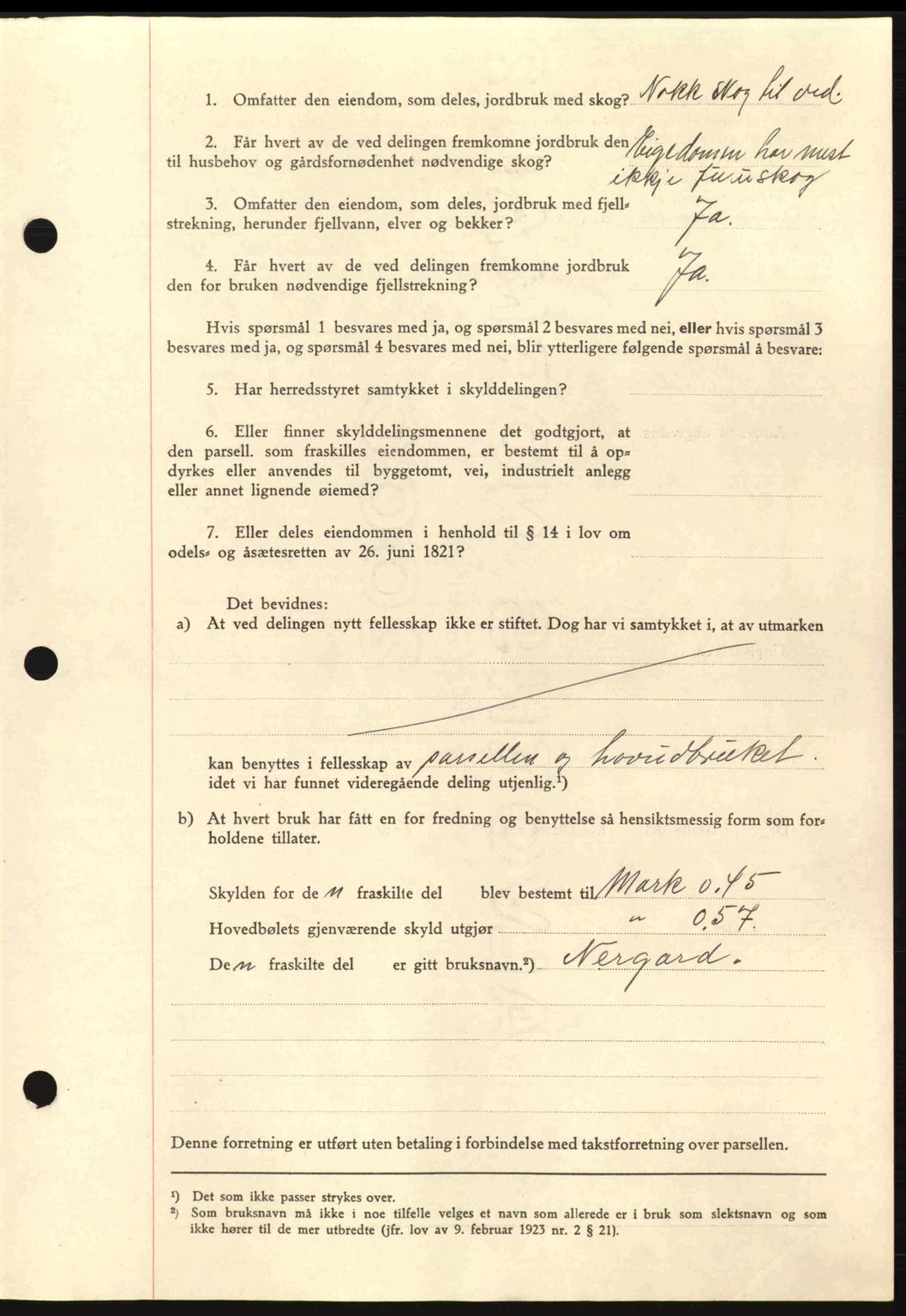 Nordmøre sorenskriveri, SAT/A-4132/1/2/2Ca: Pantebok nr. A90, 1941-1941, Dagboknr: 1297/1941