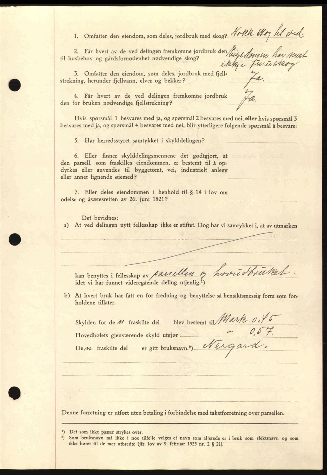 Nordmøre sorenskriveri, AV/SAT-A-4132/1/2/2Ca: Pantebok nr. A90, 1941-1941, Dagboknr: 1297/1941