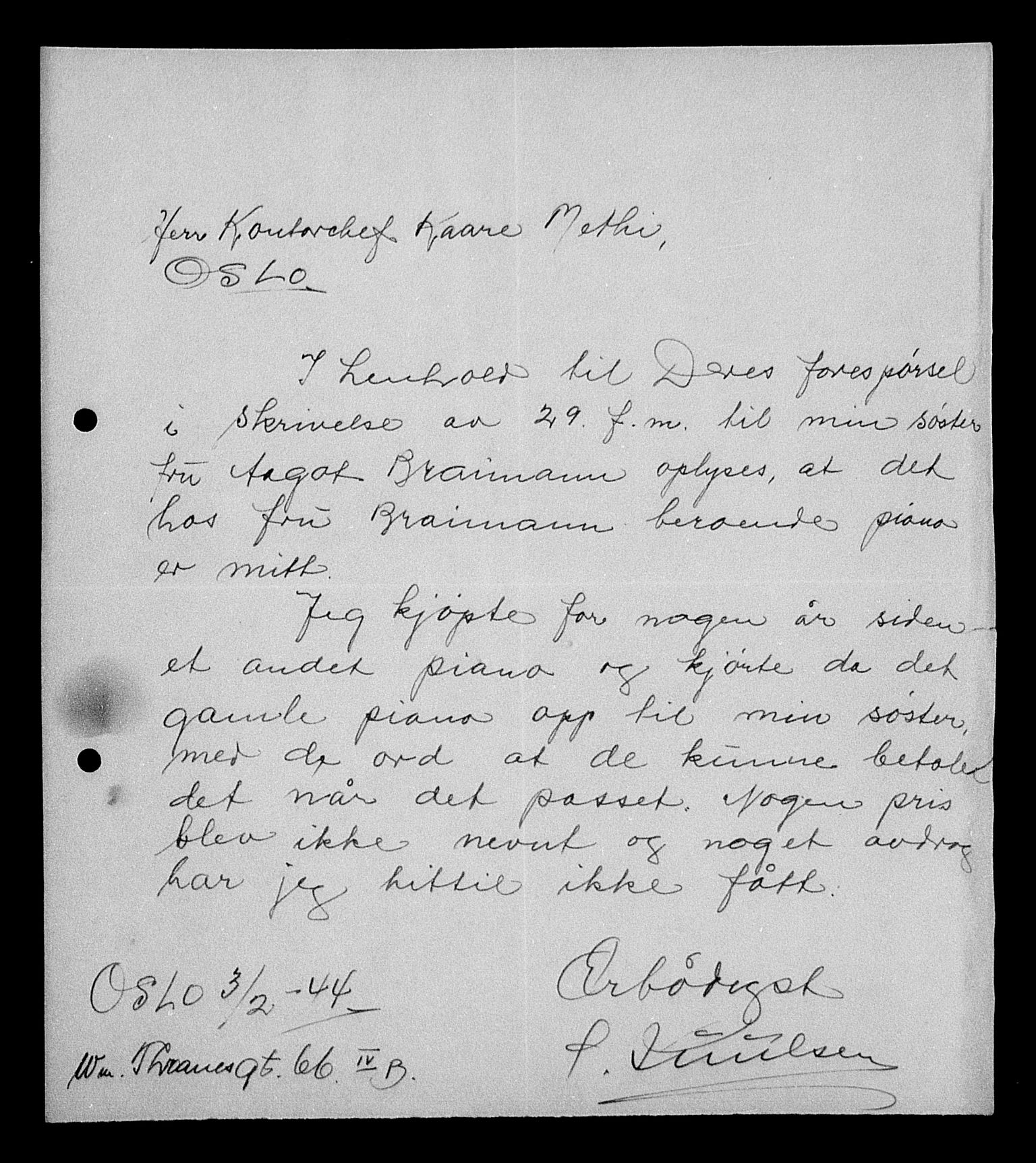 Justisdepartementet, Tilbakeføringskontoret for inndratte formuer, AV/RA-S-1564/H/Hc/Hcc/L0927: --, 1945-1947, s. 464