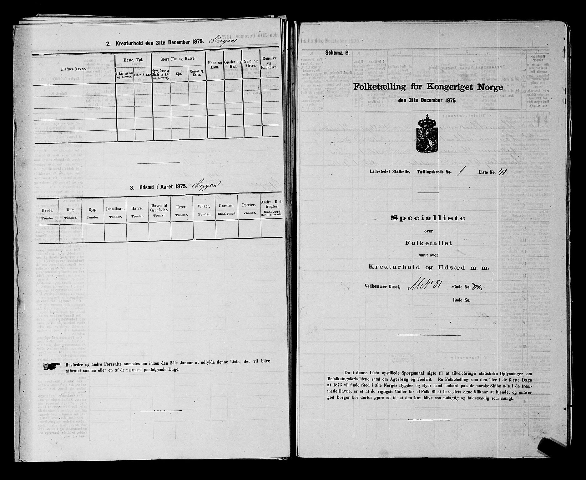 SAKO, Folketelling 1875 for 0803B Bamble prestegjeld, Stathelle ladested, 1875, s. 91