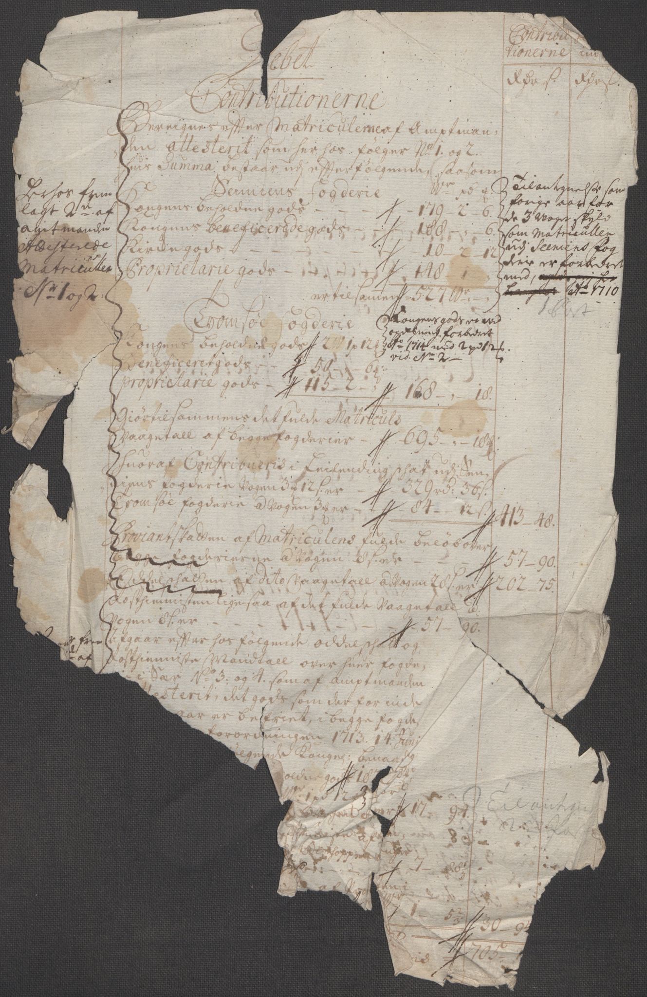 Rentekammeret inntil 1814, Reviderte regnskaper, Fogderegnskap, AV/RA-EA-4092/R68/L4760: Fogderegnskap Senja og Troms, 1714, s. 6