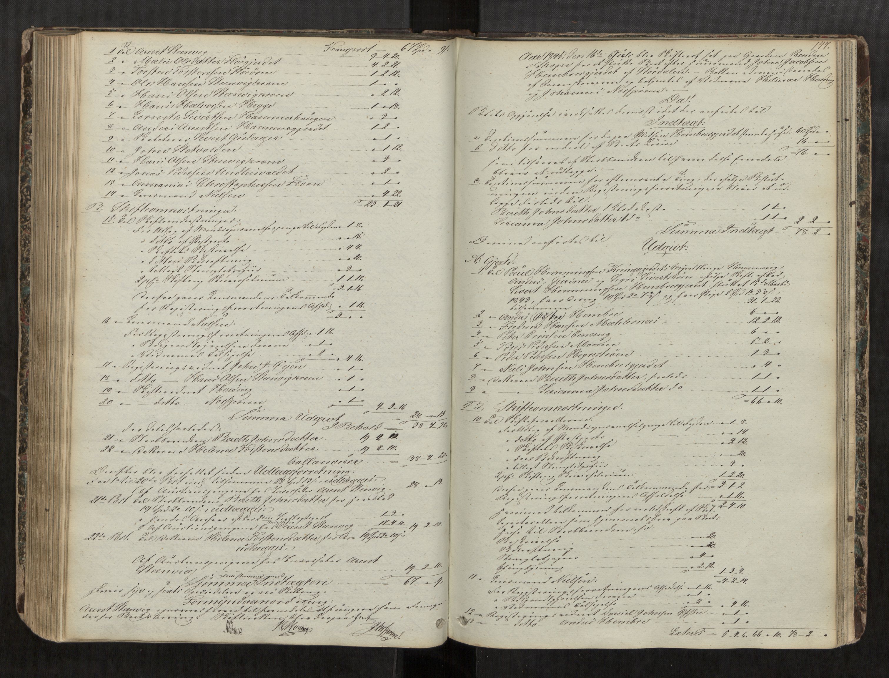 Stjør- og Verdal sorenskriveri, AV/SAT-A-4167/1/3/3A/L0028: Skifteprotokoll 23, 1841-1846, s. 147