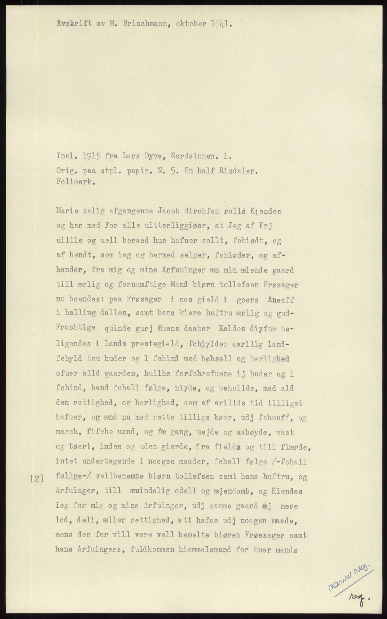 Samlinger til kildeutgivelse, Diplomavskriftsamlingen, RA/EA-4053/H/Ha, s. 1937