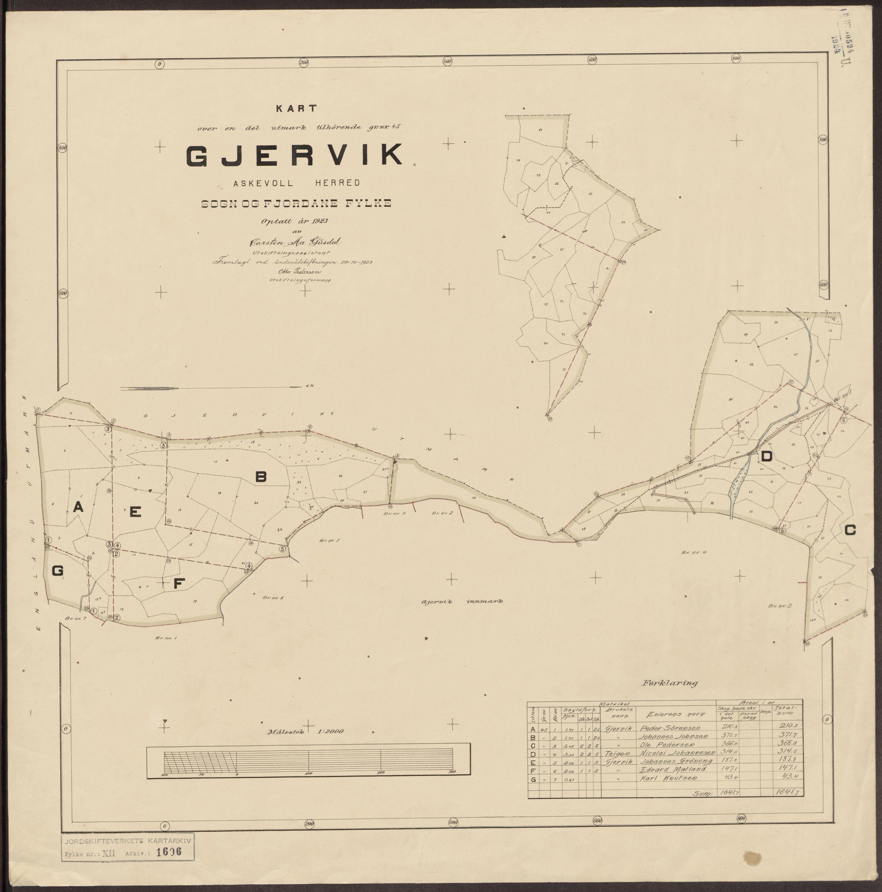 Jordskifteverkets kartarkiv, AV/RA-S-3929/T, 1859-1988, s. 1832